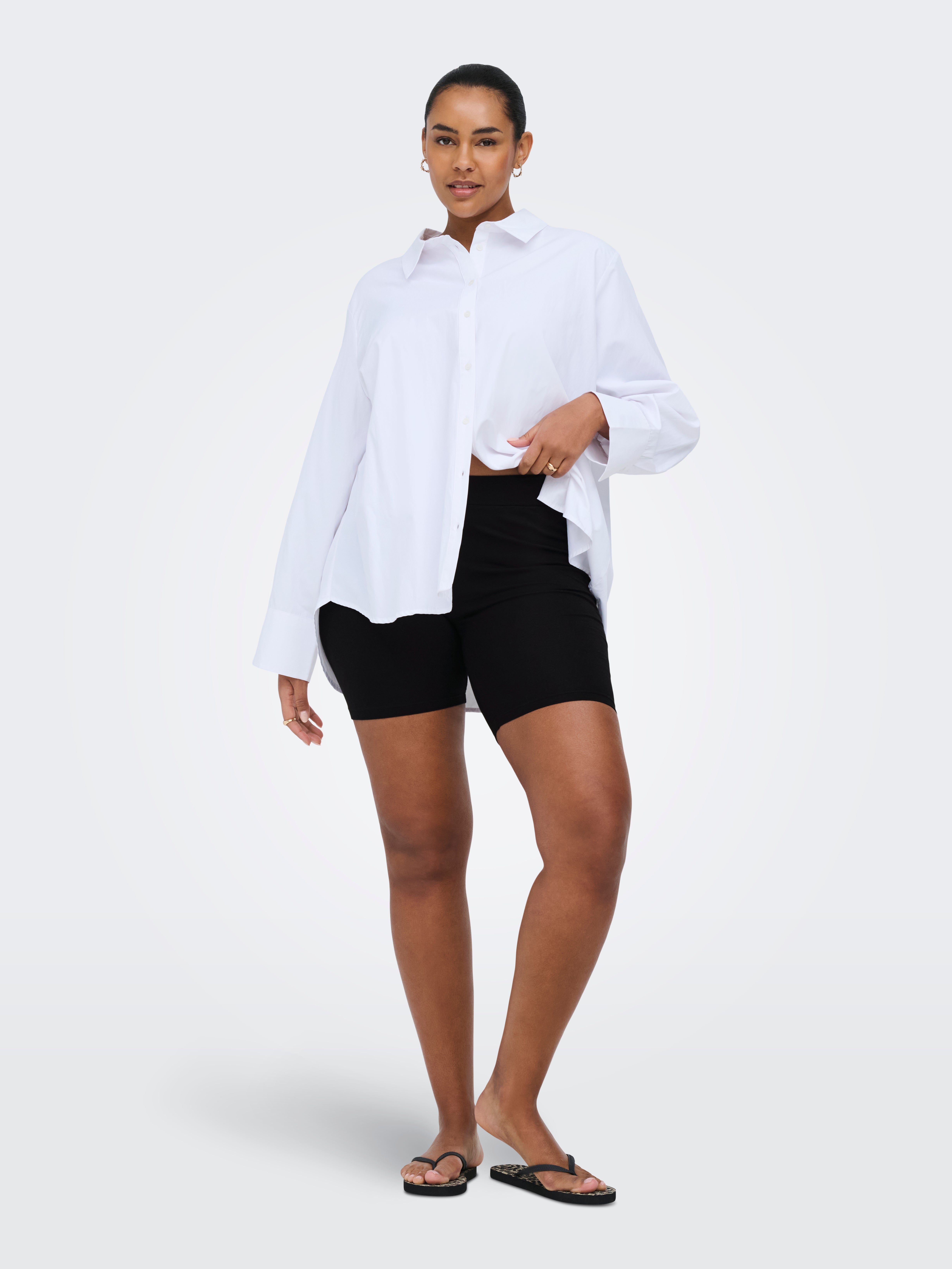 CARTIME Mid rise Slim Fit Shorts Black