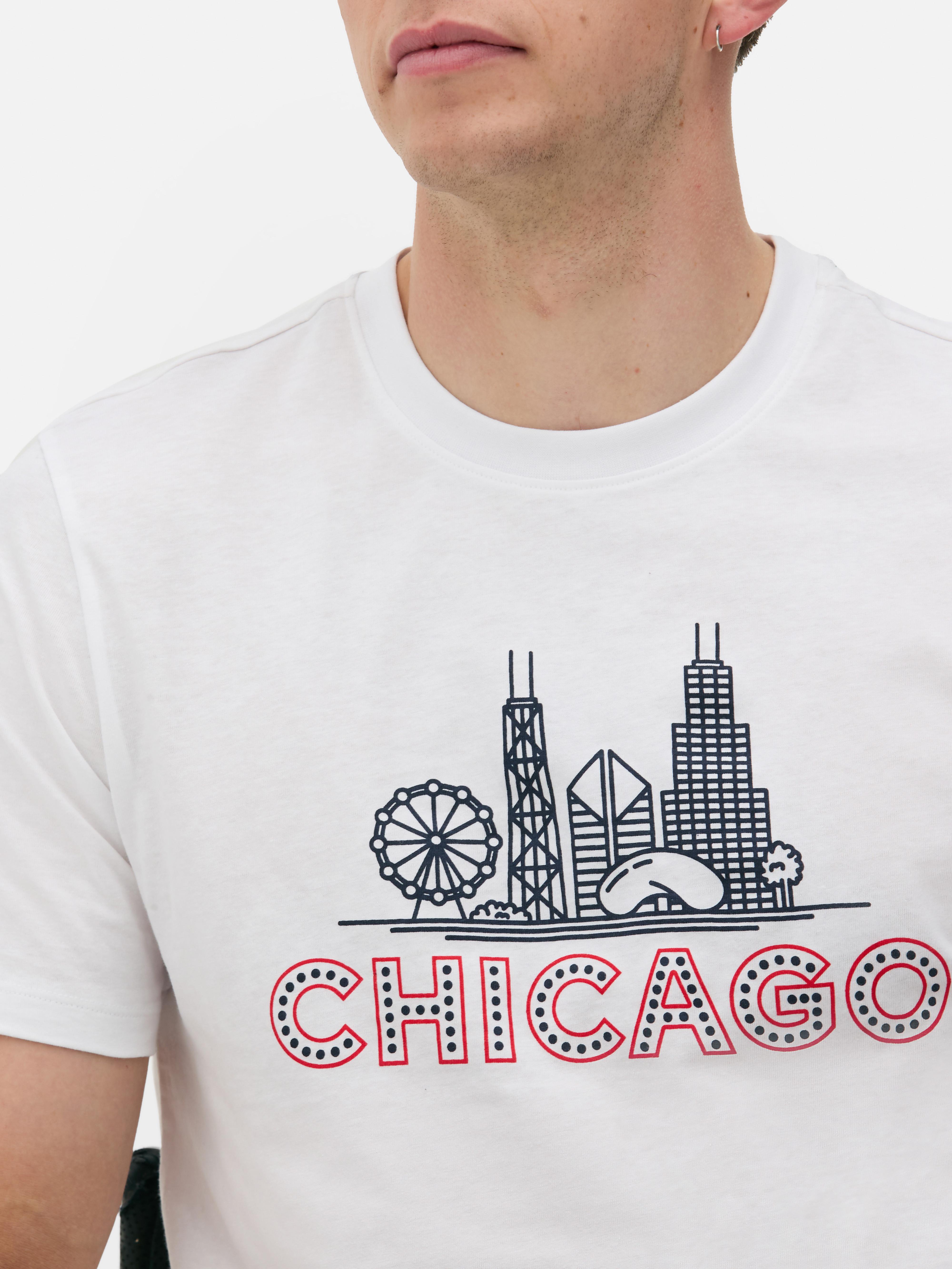 Short Sleeve Chicago T-Shirt - White