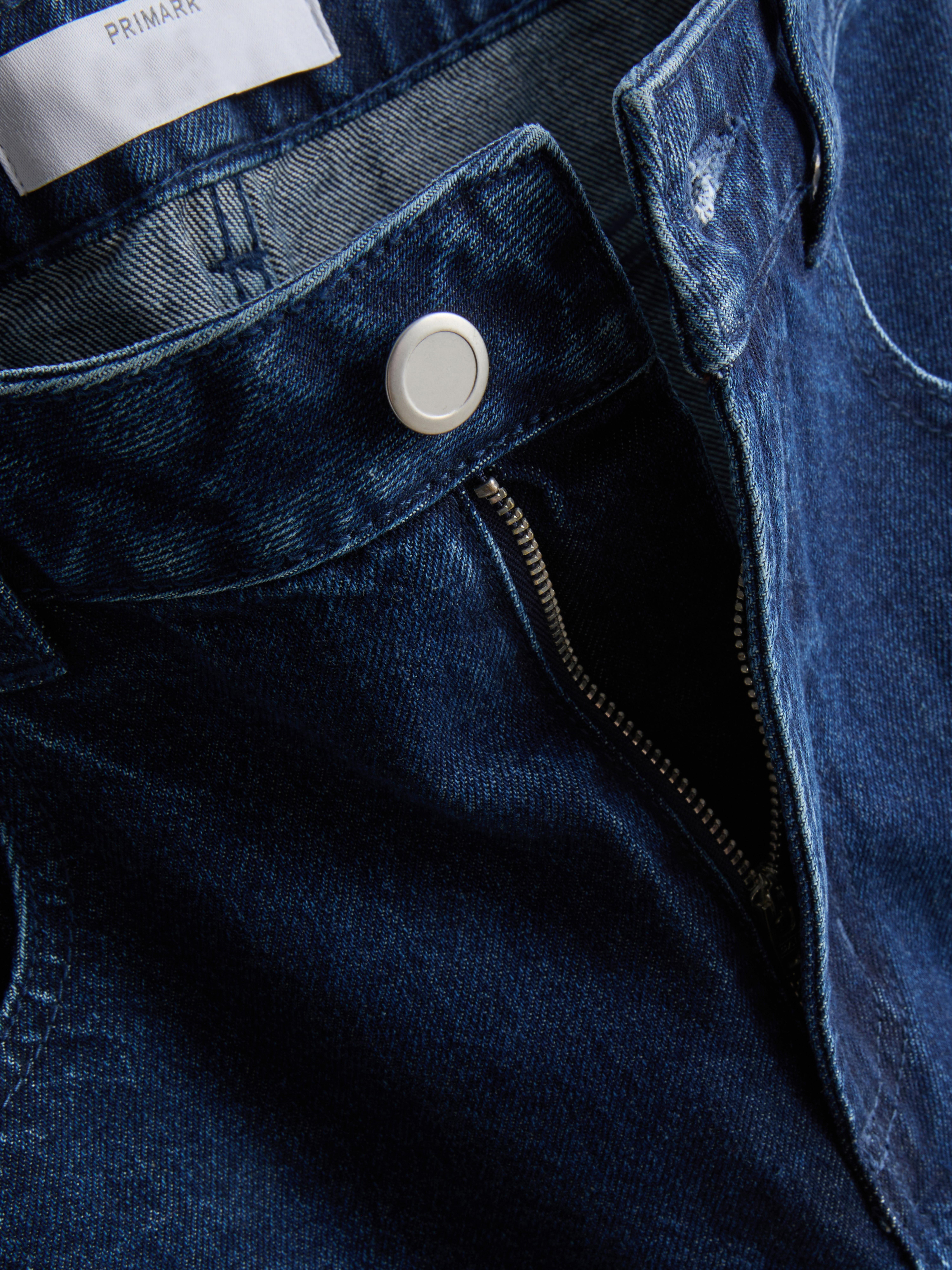 High-Waisted Barrel-Leg Jeans - Indigo