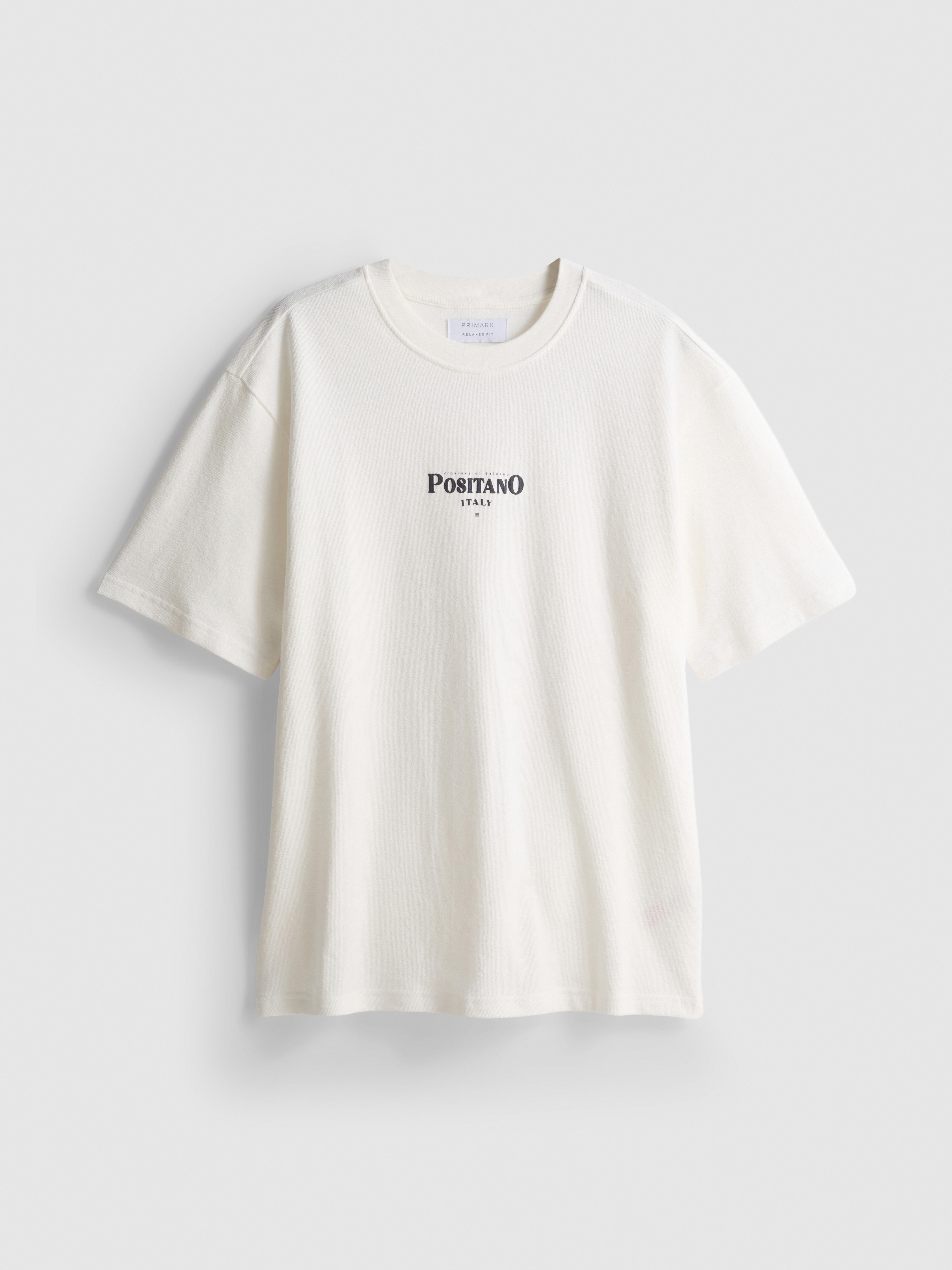 Positano Back Graphic T-Shirt - Ivory