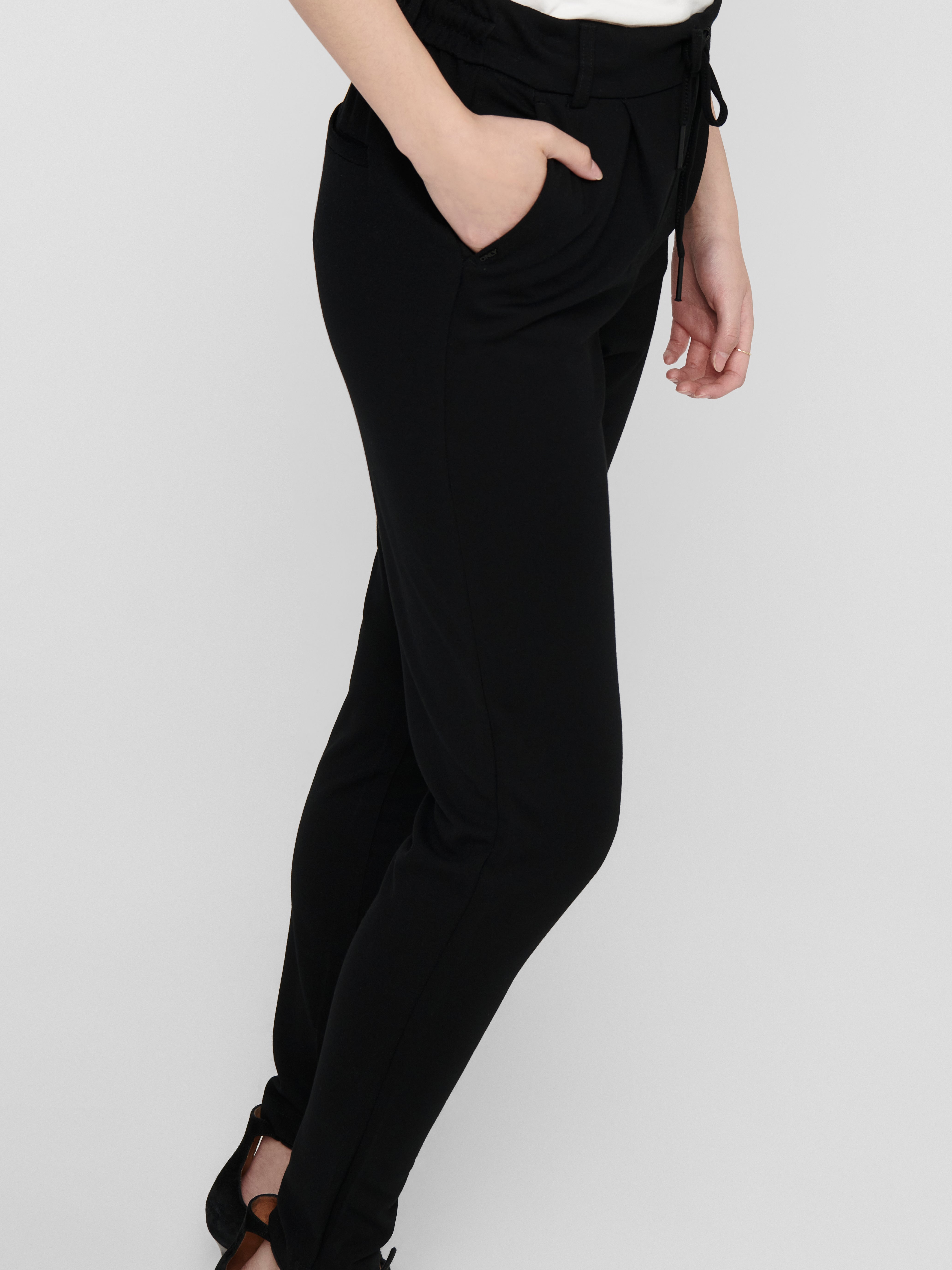 ONLPOPTRASH Regular Fit Trousers Black