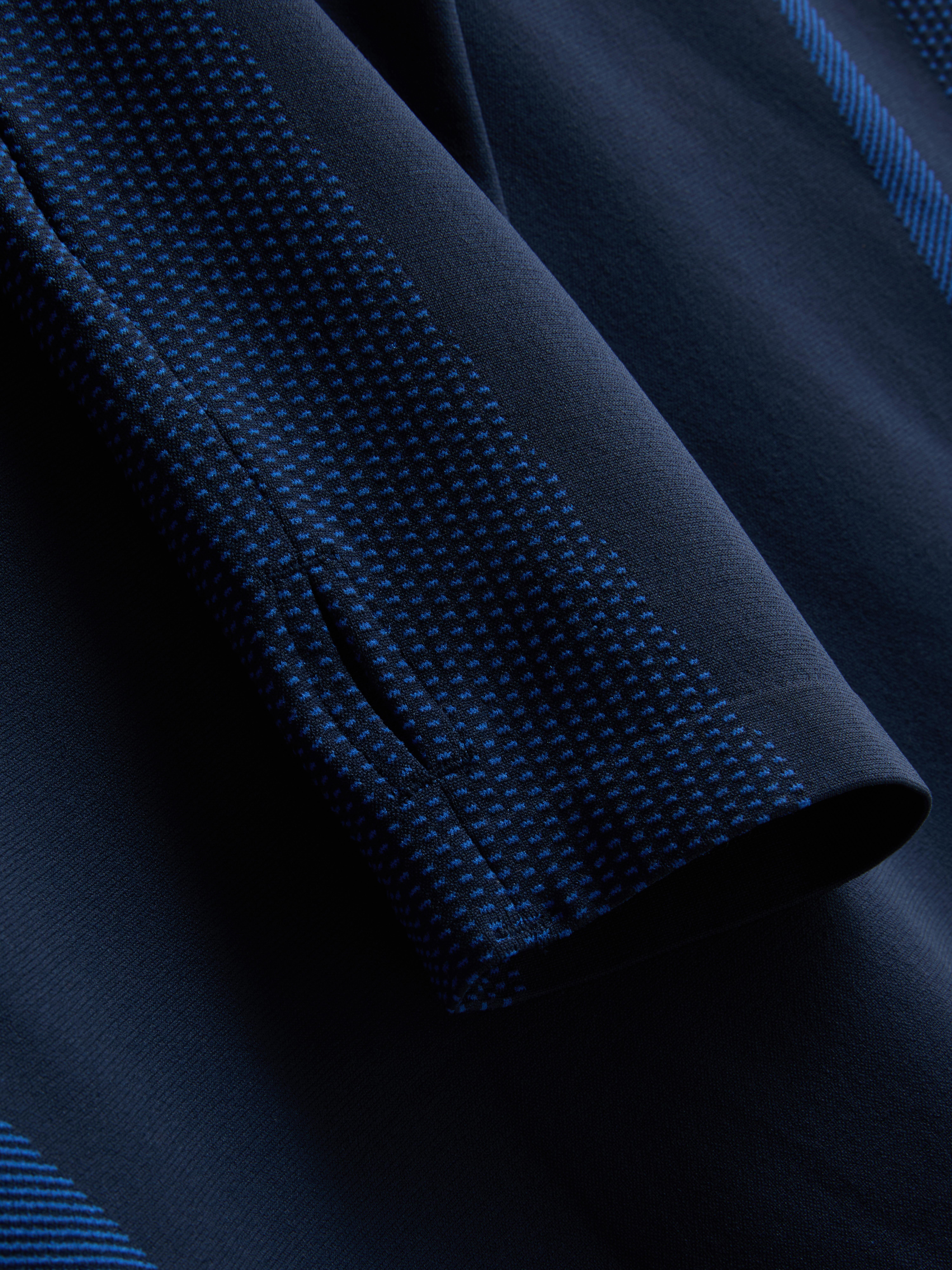 Quarter Zip Gym Top - Navy