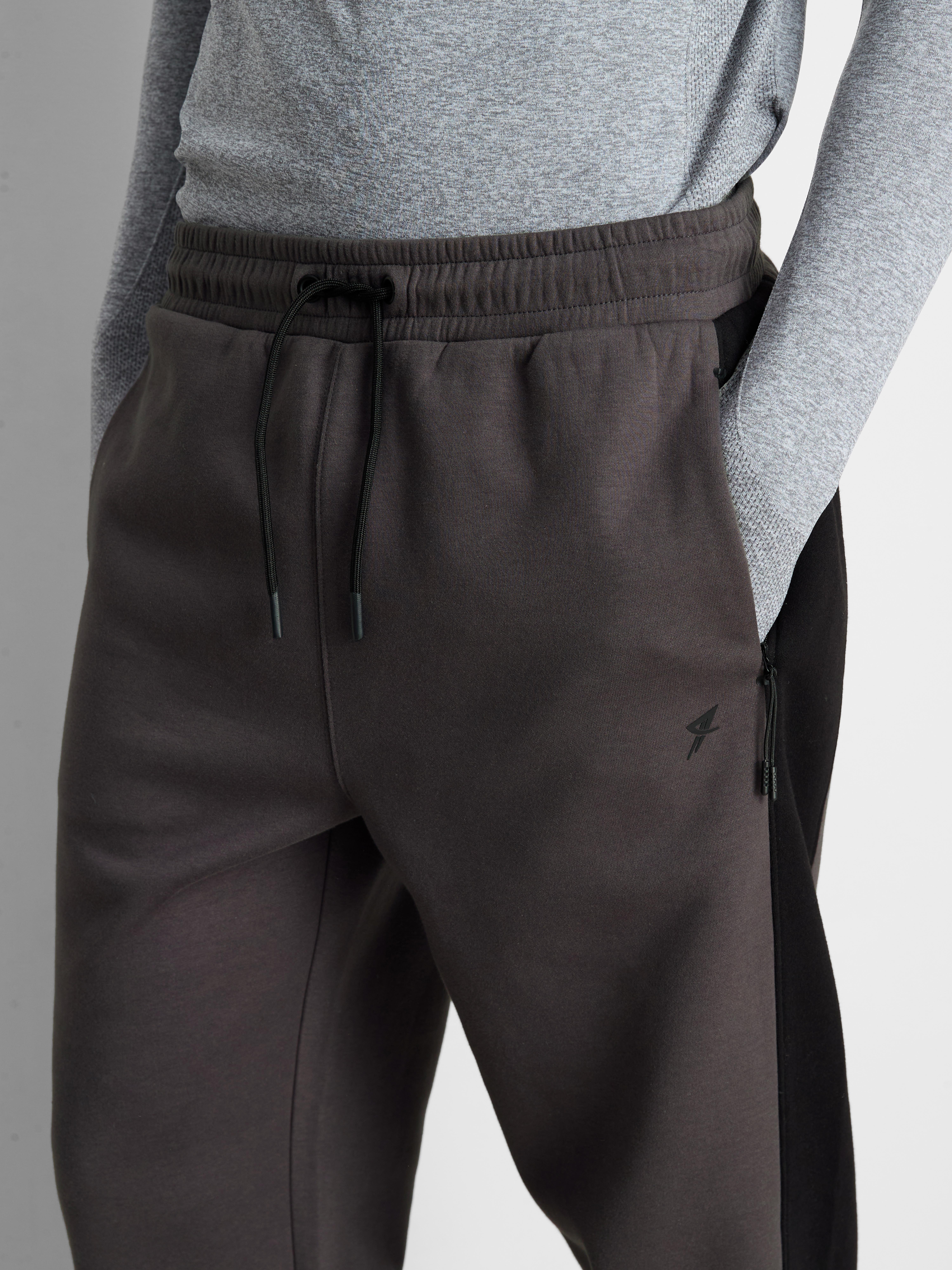 Side Panel Performance Joggers - Charcoal