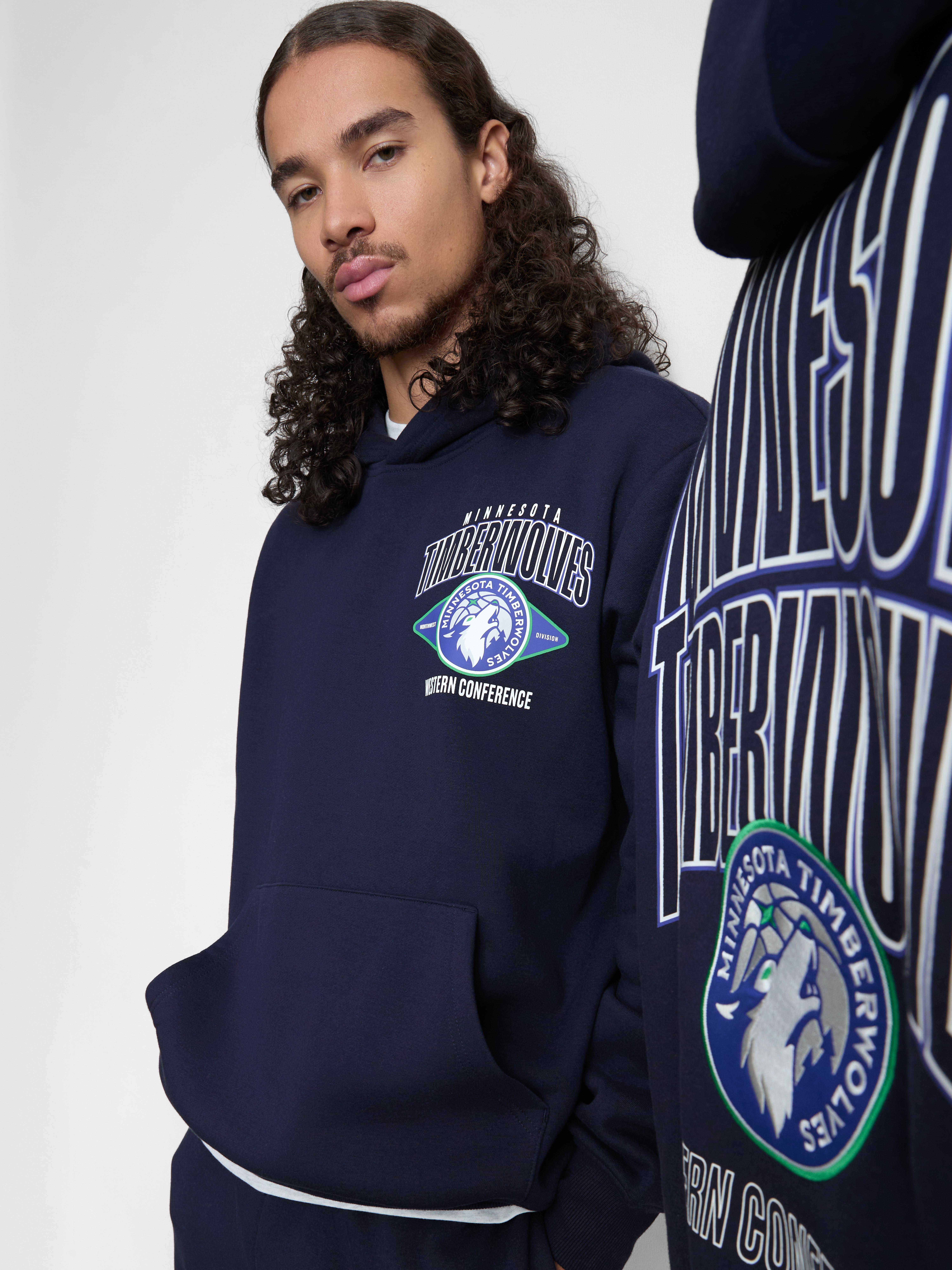 NBA Minnesota Timberwolves Cotton-Rich Hoodie - Navy