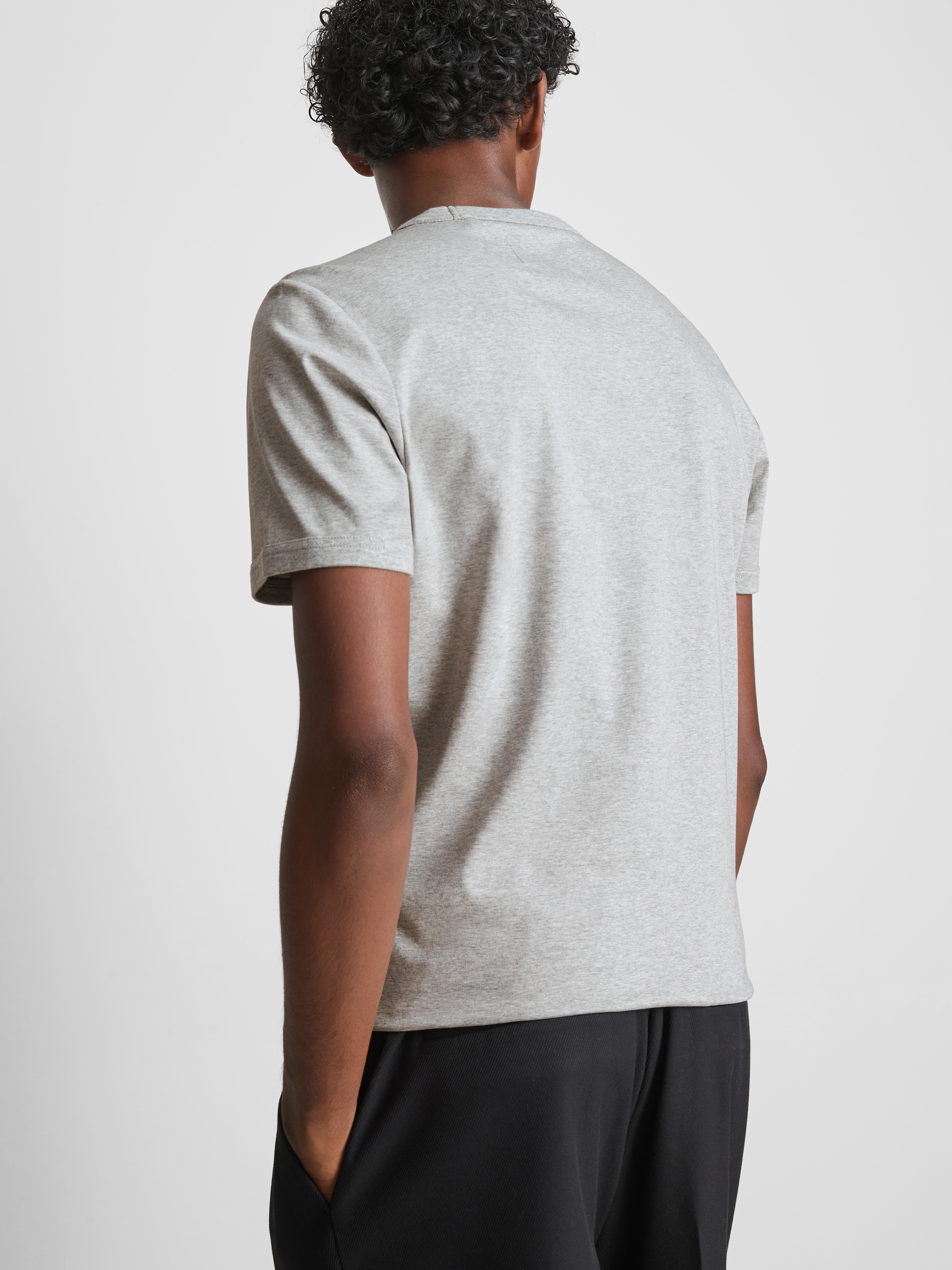 The Edit Slim-Fit Cotton T-Shirt - Gray Heather