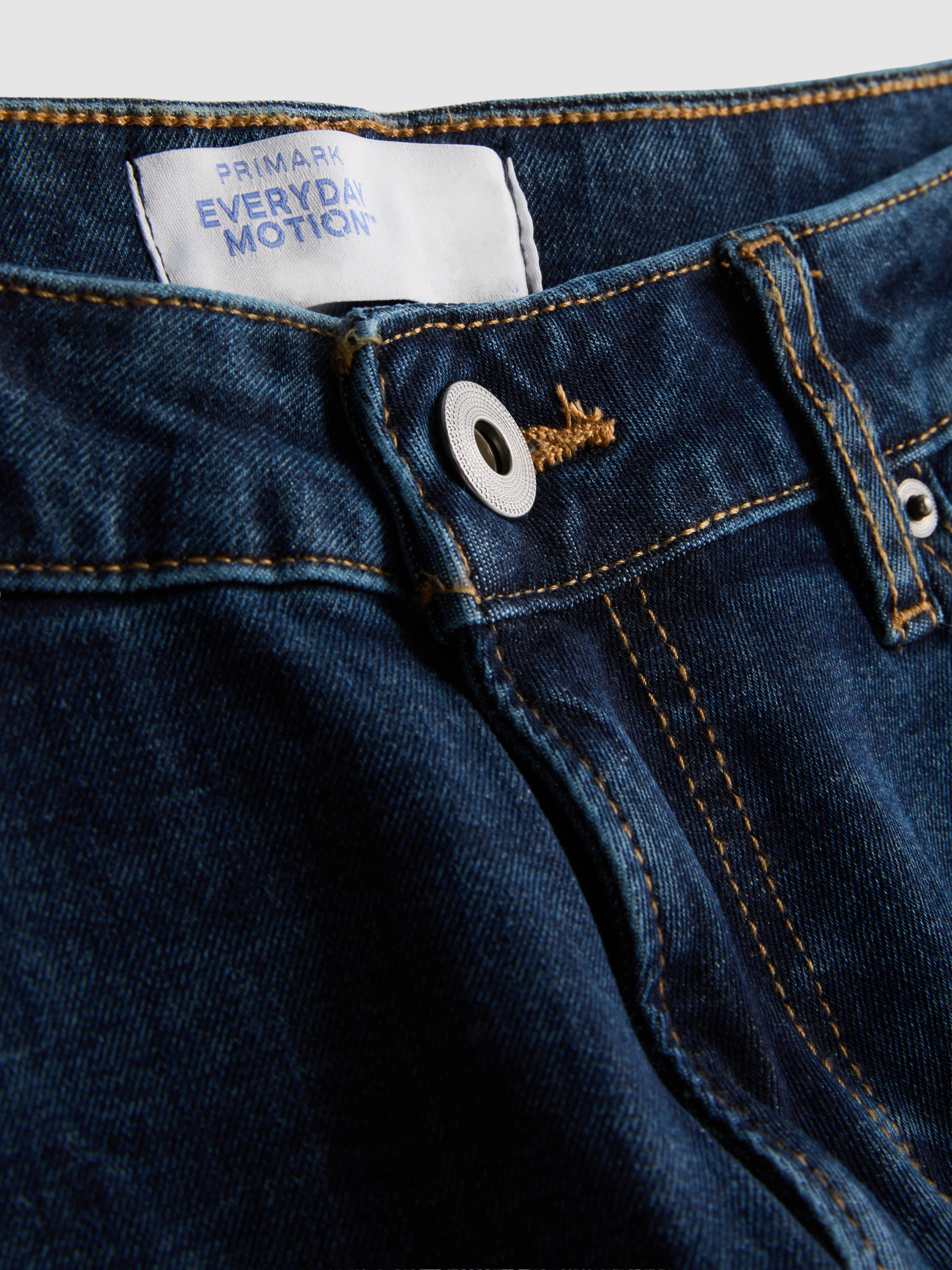 Mid-Rise Slim Fit Jeans - Dark Blue