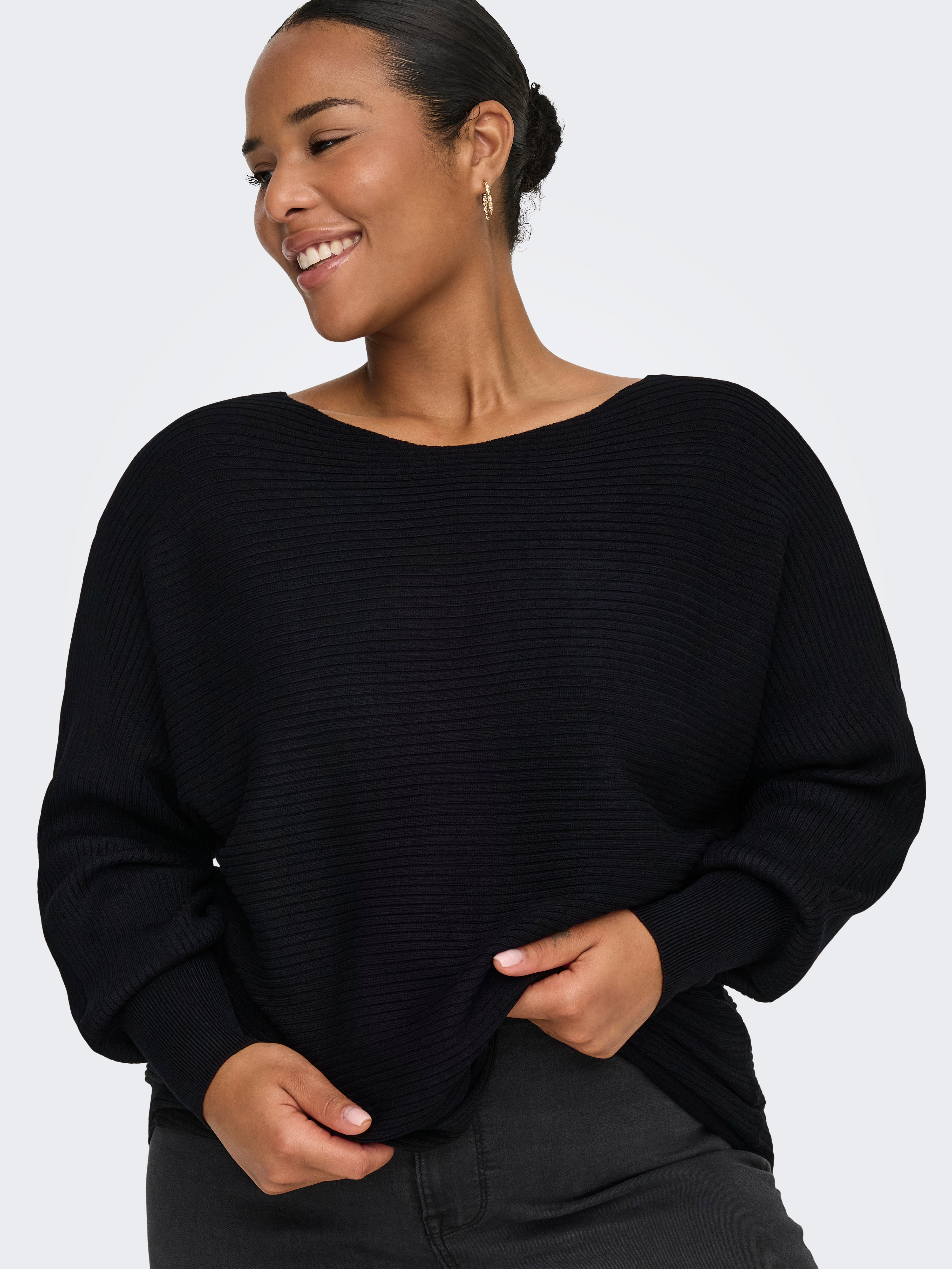 CARNEW Knitted pullover Black