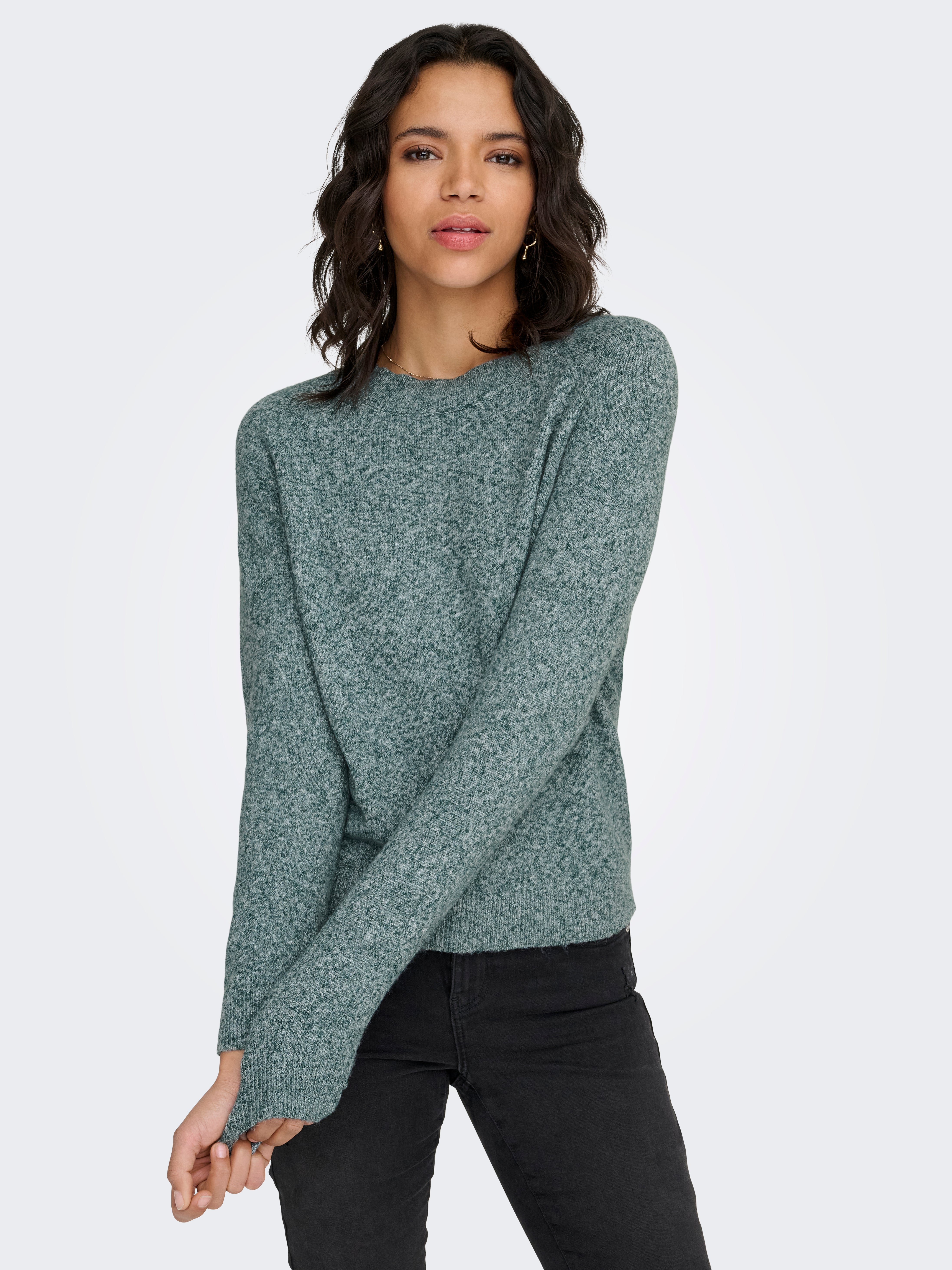 ONLRICA Knitted pullover Sea Moss