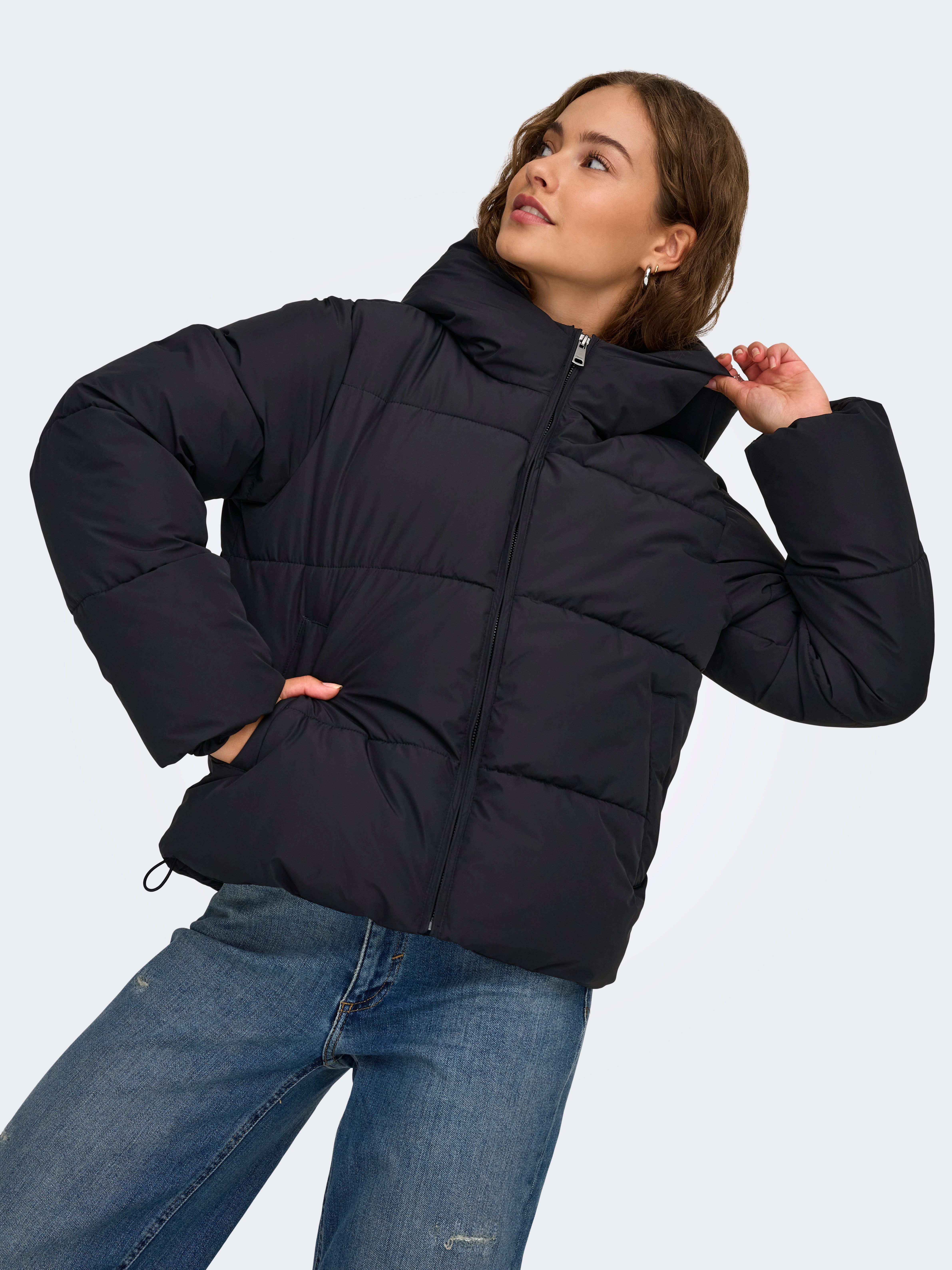 ONLJUTA Puffer jacket Black