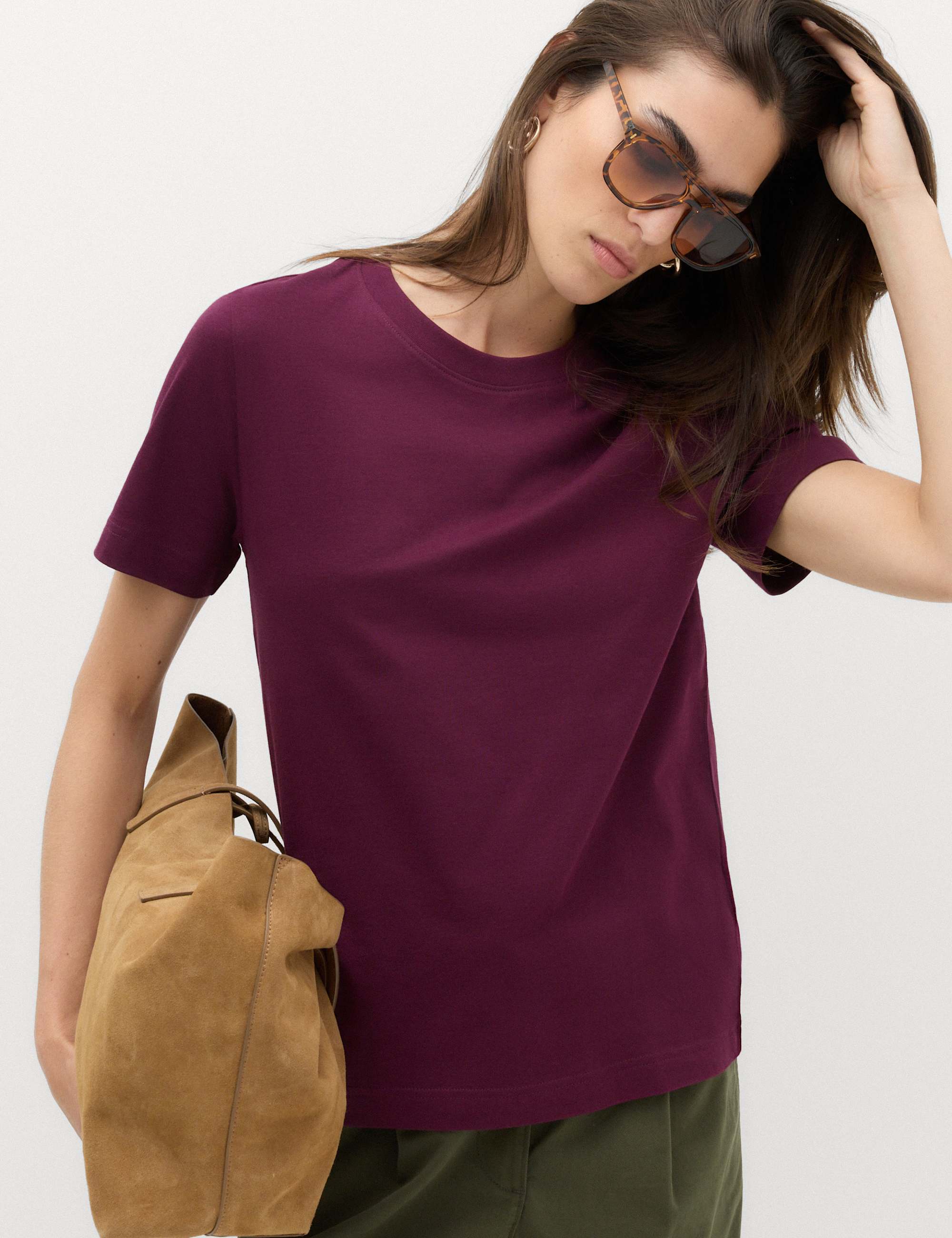 Pure Cotton Everyday Crew Neck T-Shirt