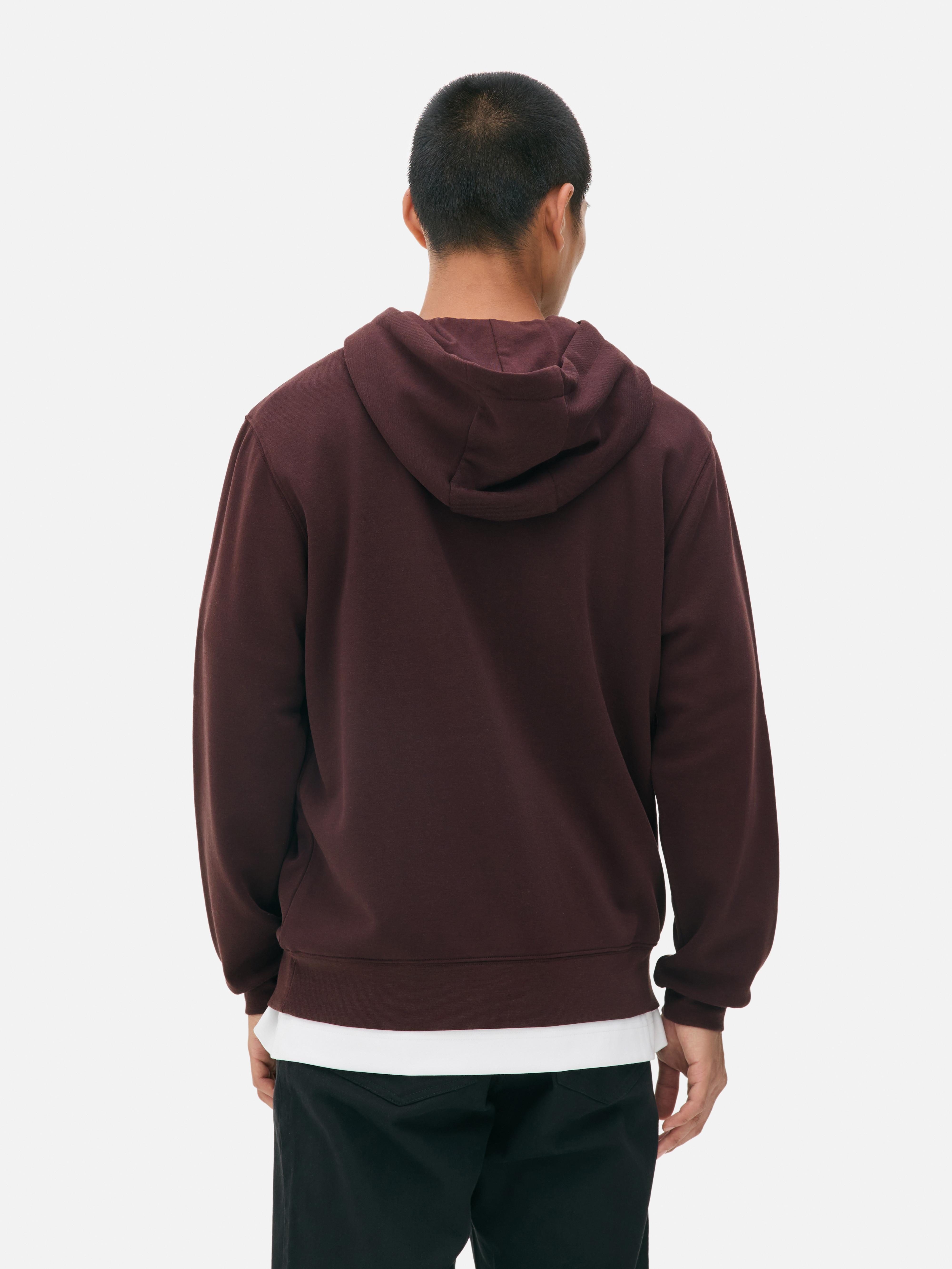 Drawstring Hoodie - Maroon