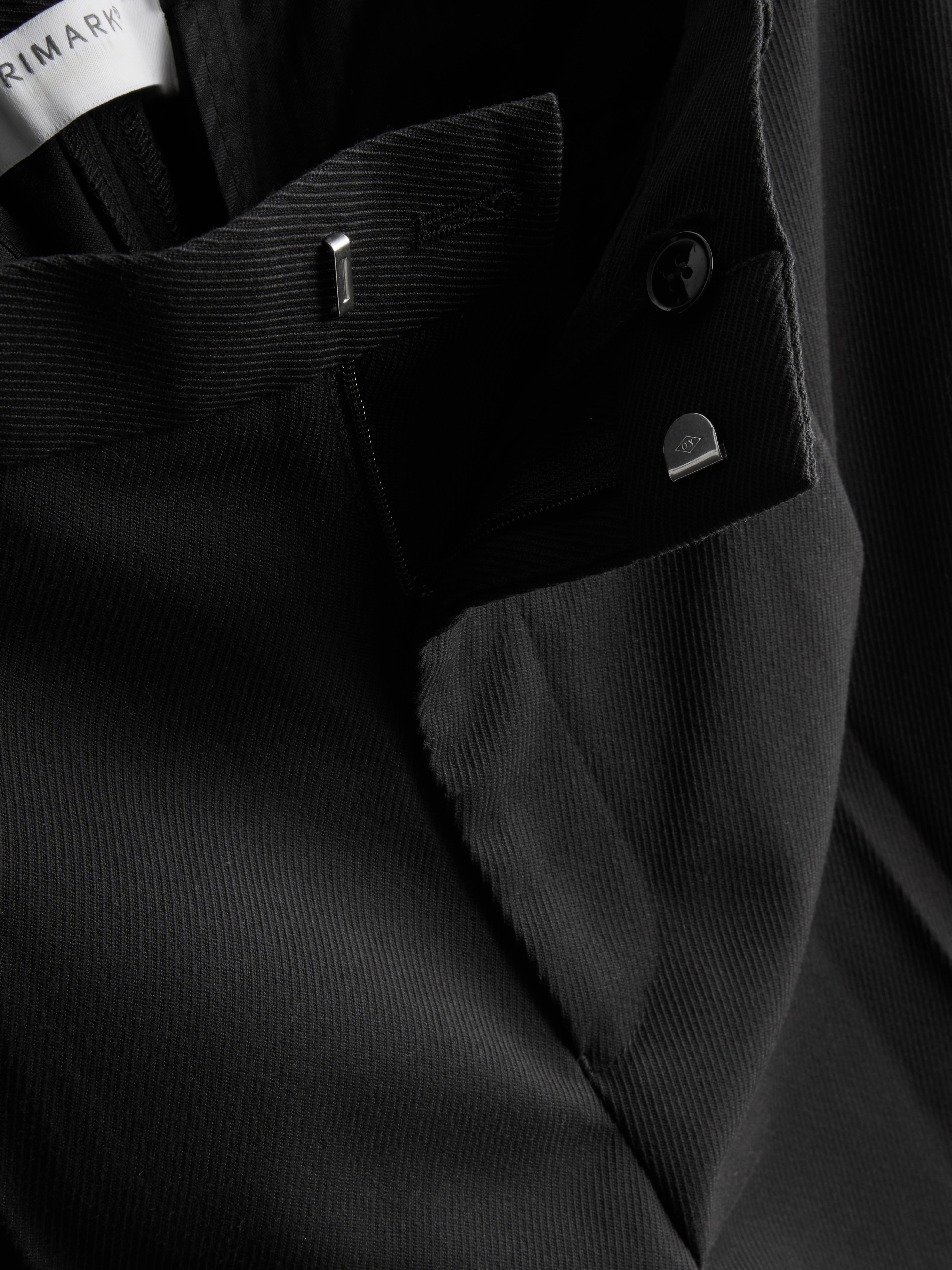 The Edit Twill Pants - Black