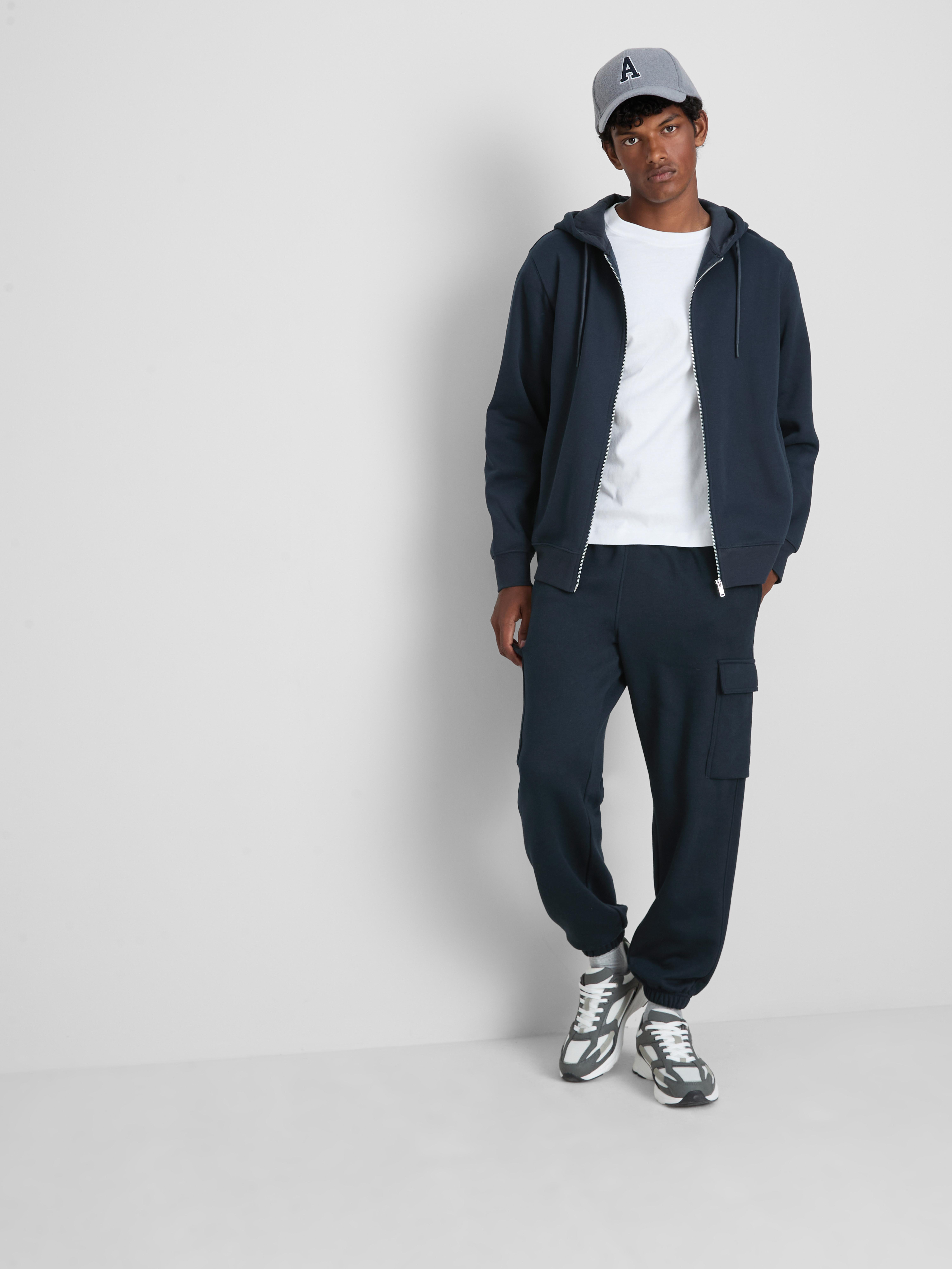 Zip Hoodie - Navy