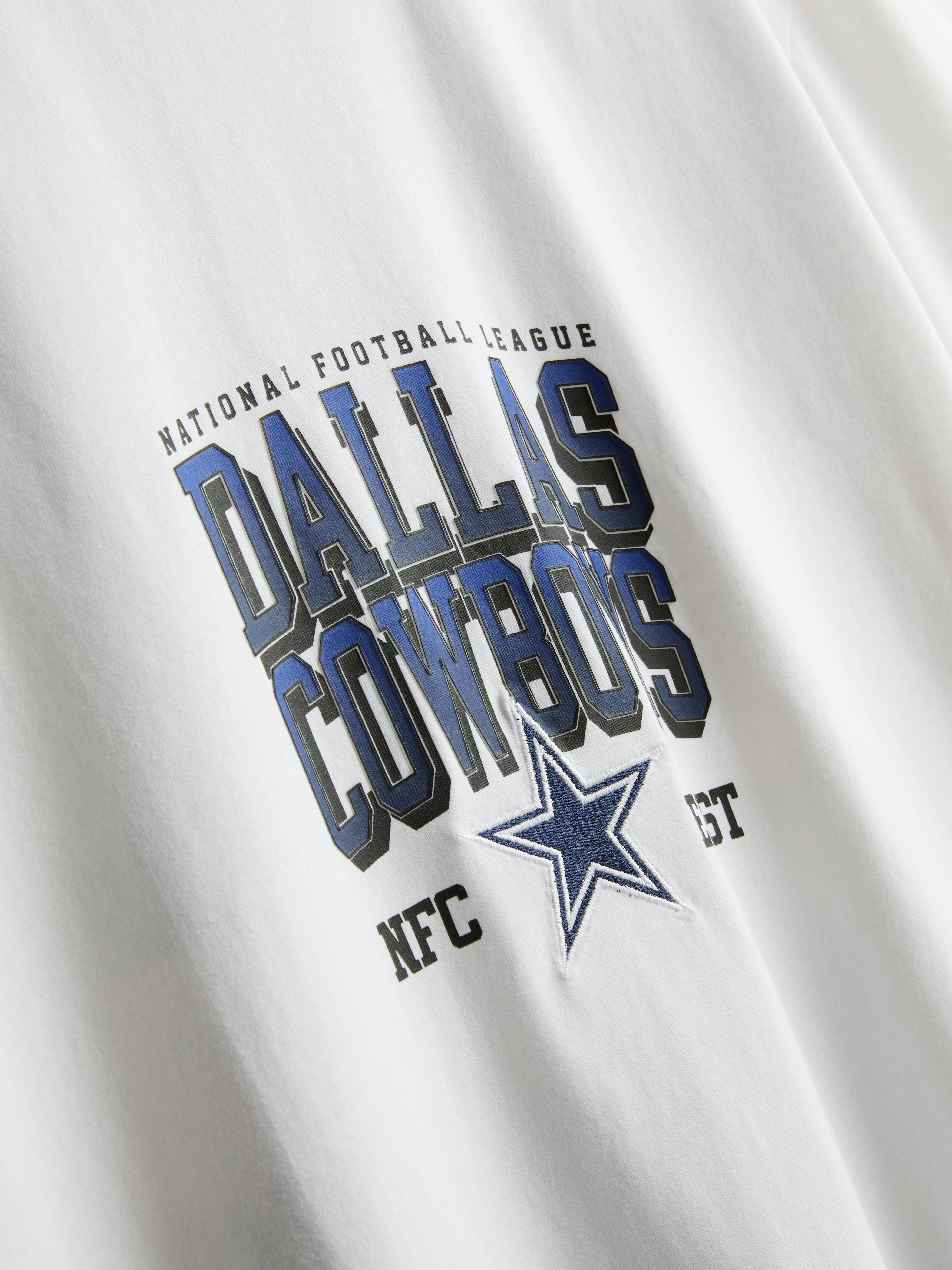 NFL Dallas Cowboys Pure Cotton Graphic T-Shirt - White