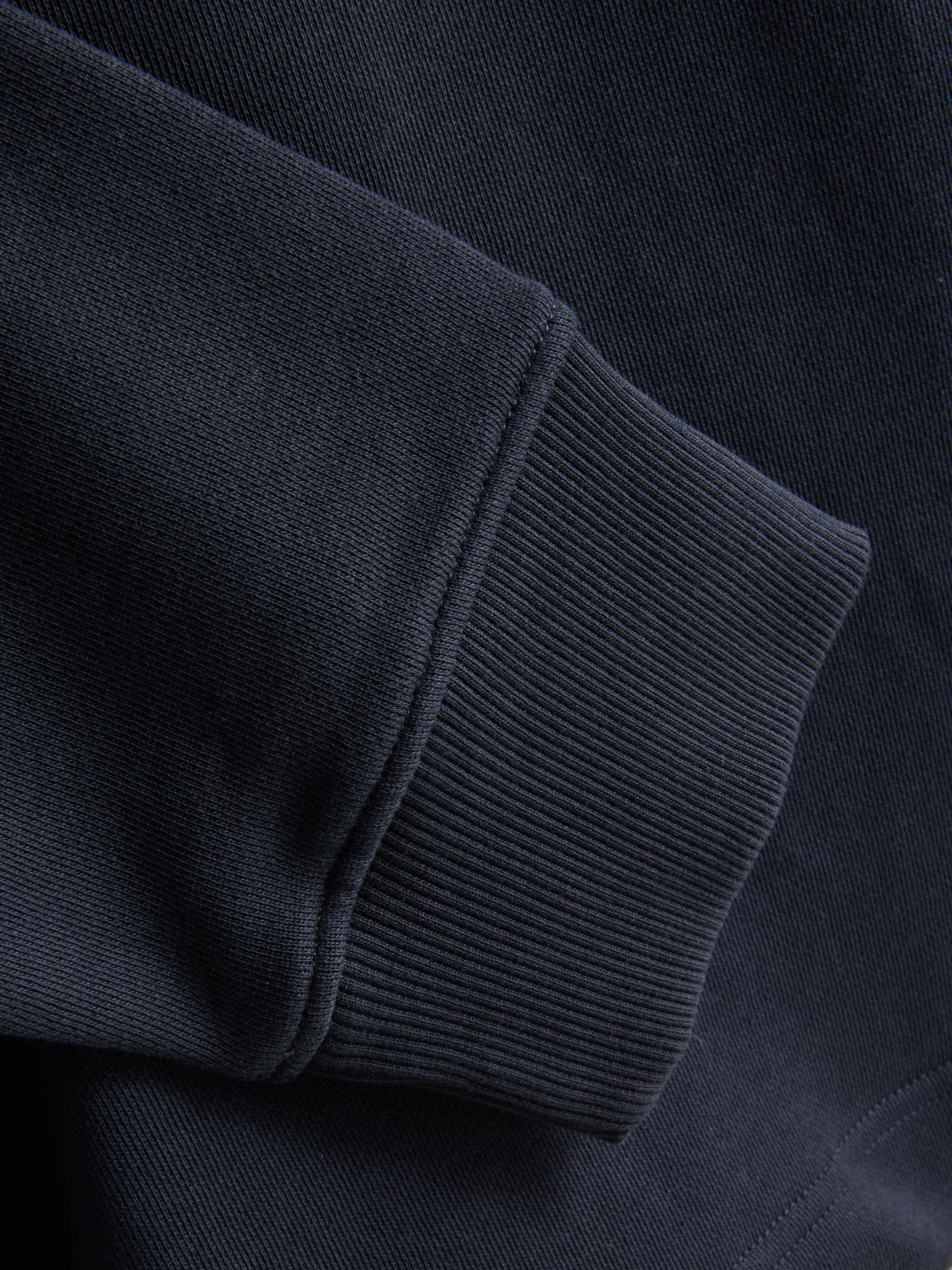 Cotton-Rich Oversized Collared Shirt - Navy