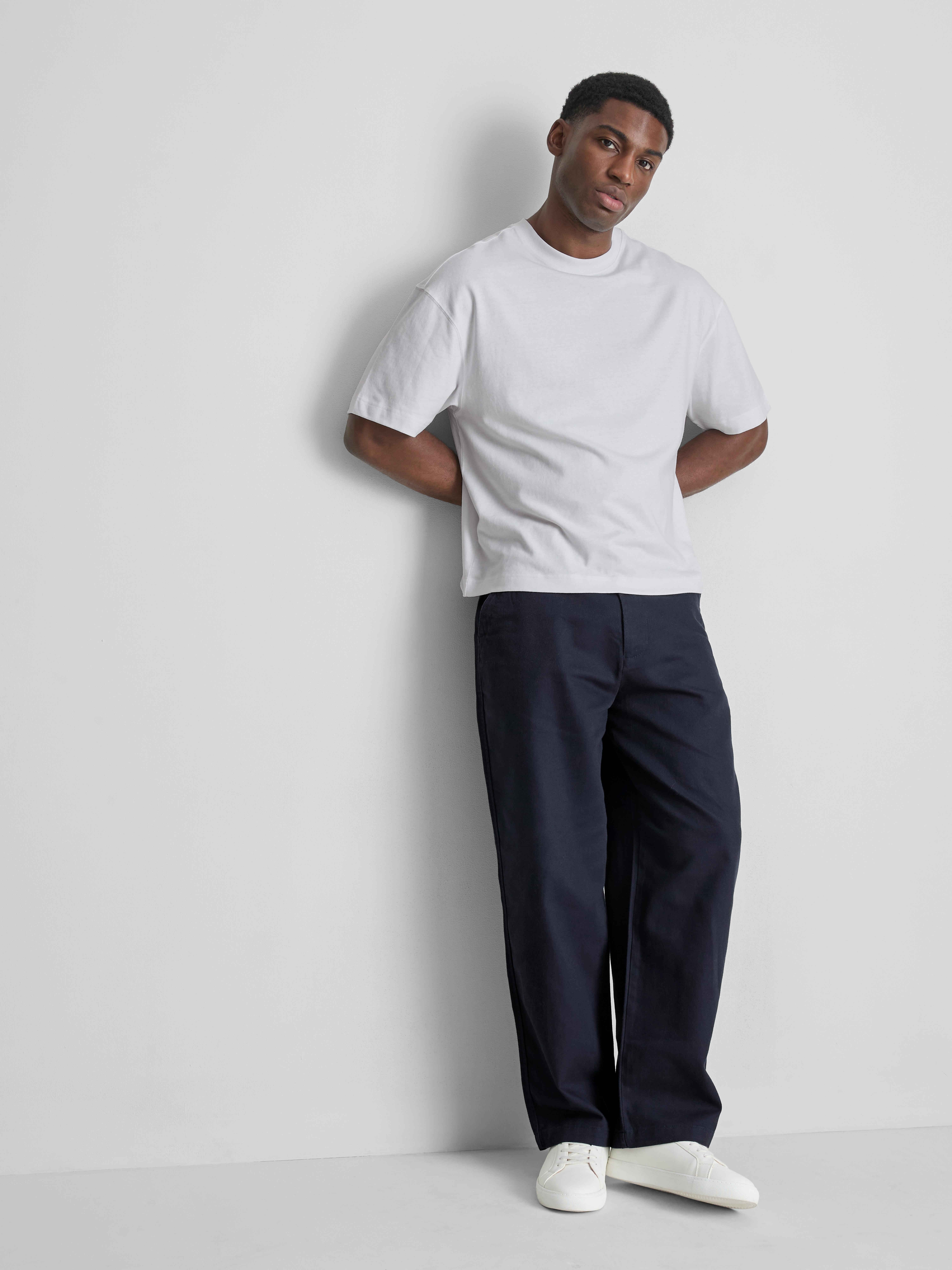 Pure Cotton Boxy T-Shirt - White