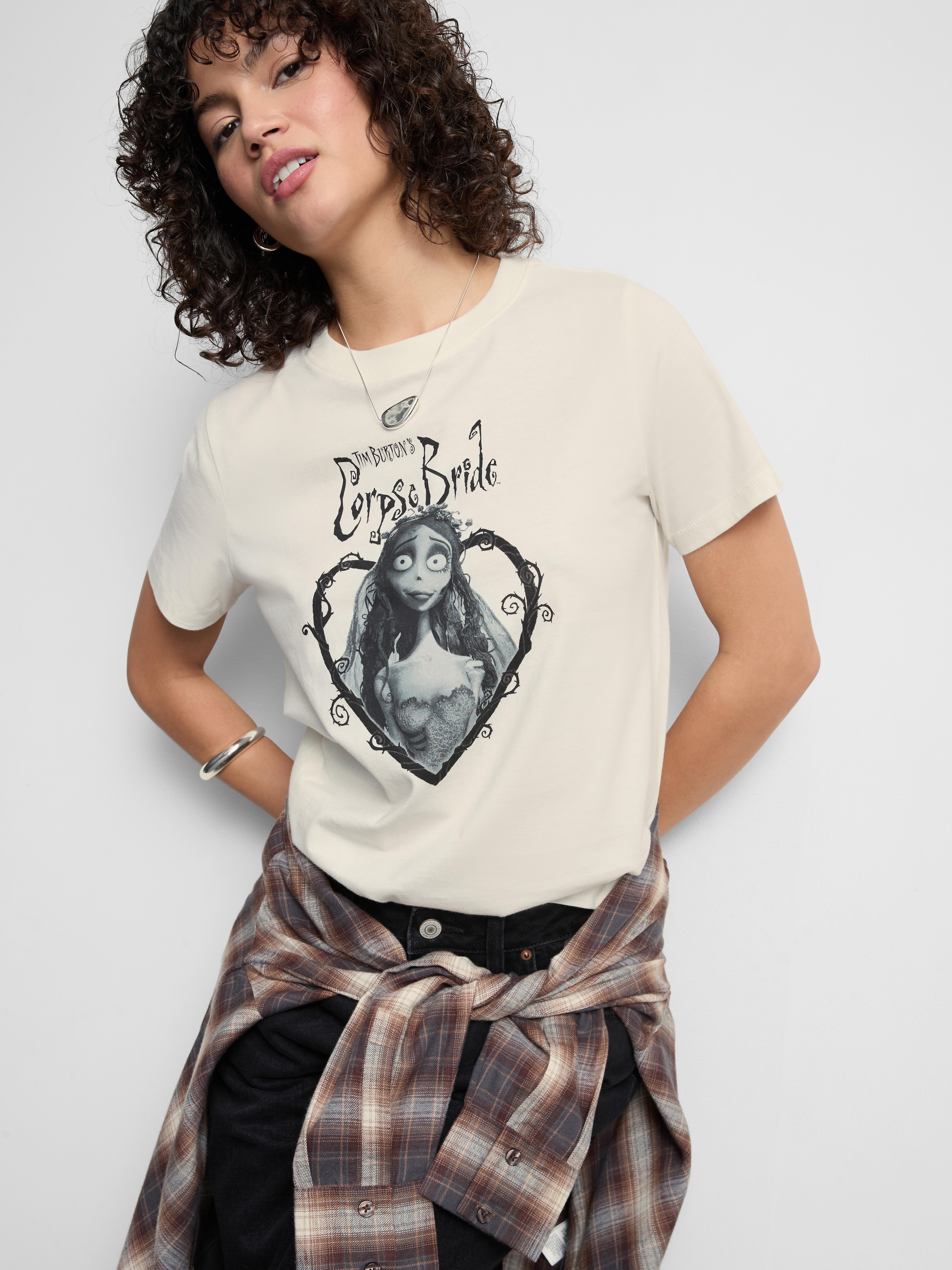 Disney Tim Burton's The Corpse Bride Graphic Tee - Ivory
