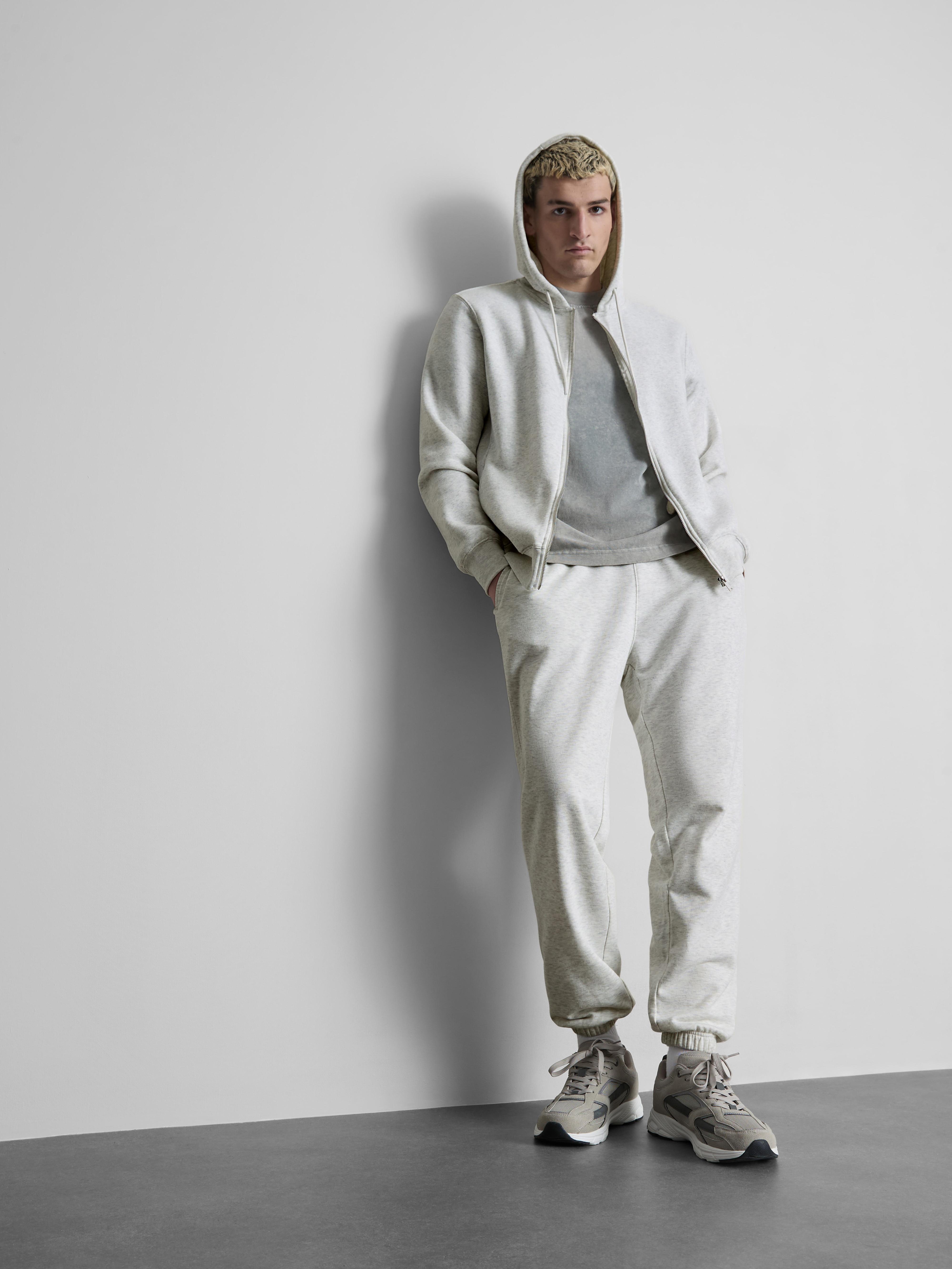 Essential Drawstring Joggers - Gray Heather