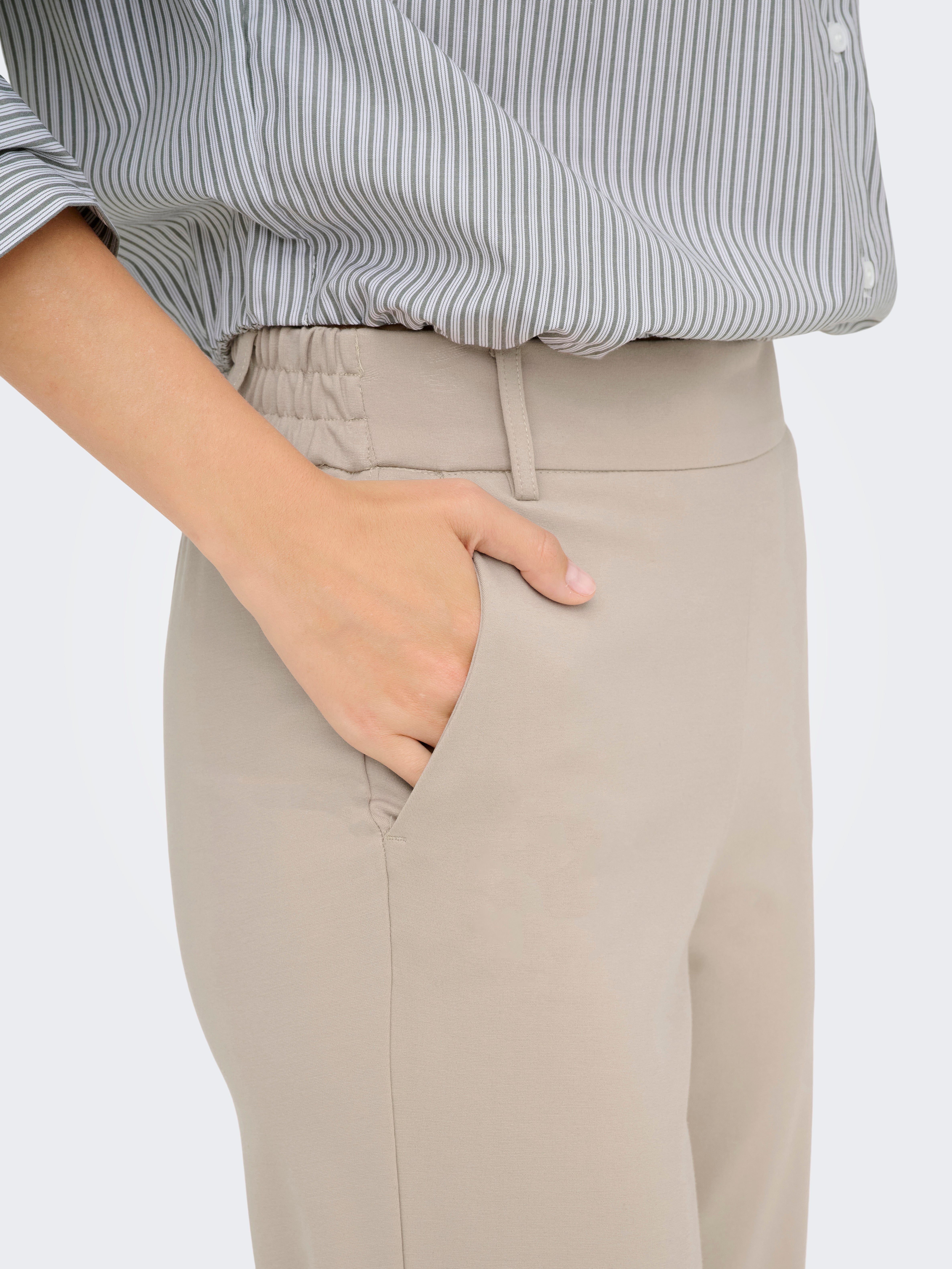 ONLPOPTRASH Straight Fit Tailored trousers Pure Cashmere
