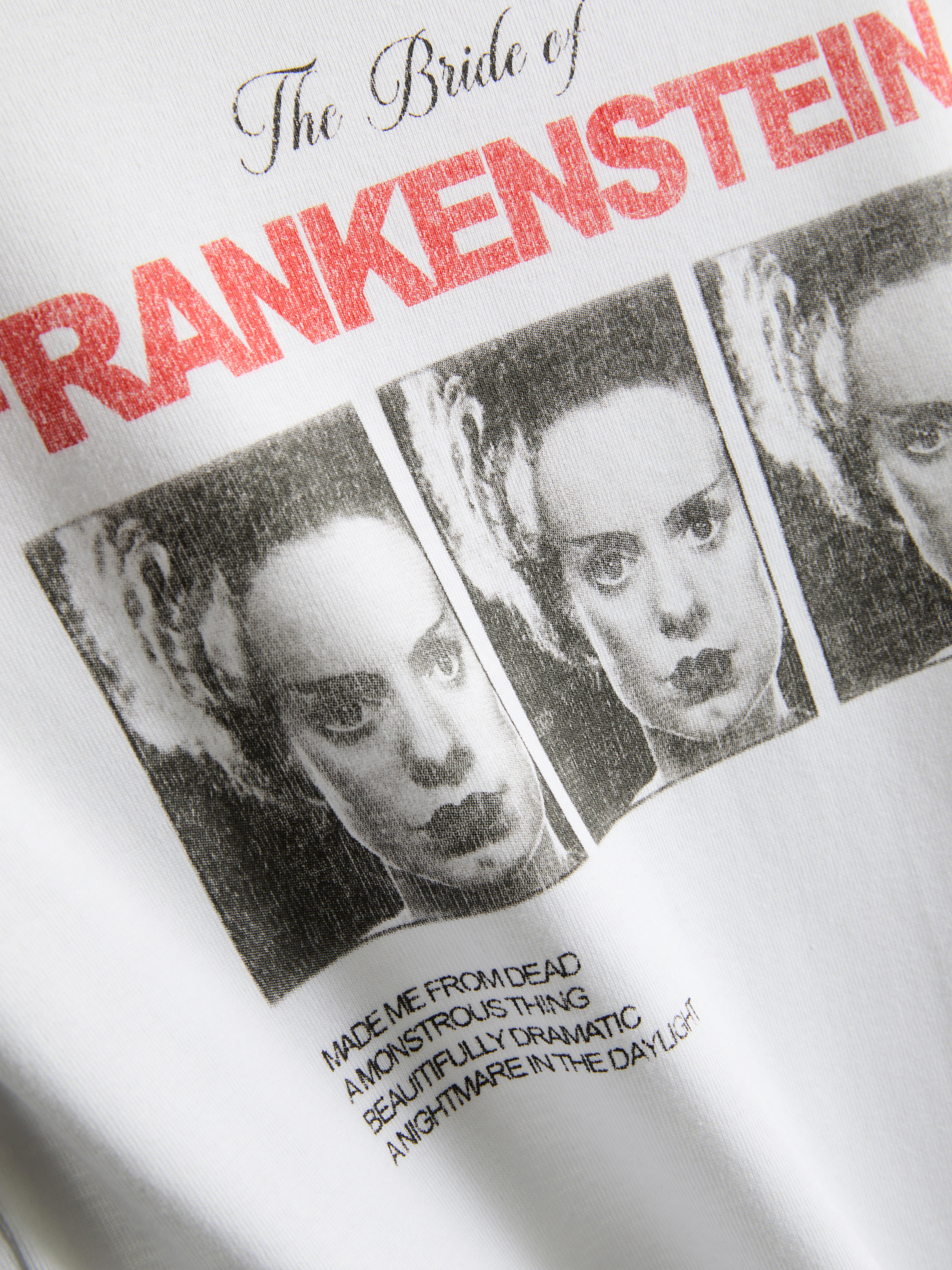 The Bride Of Frankenstein Graphic Baby Tee - White