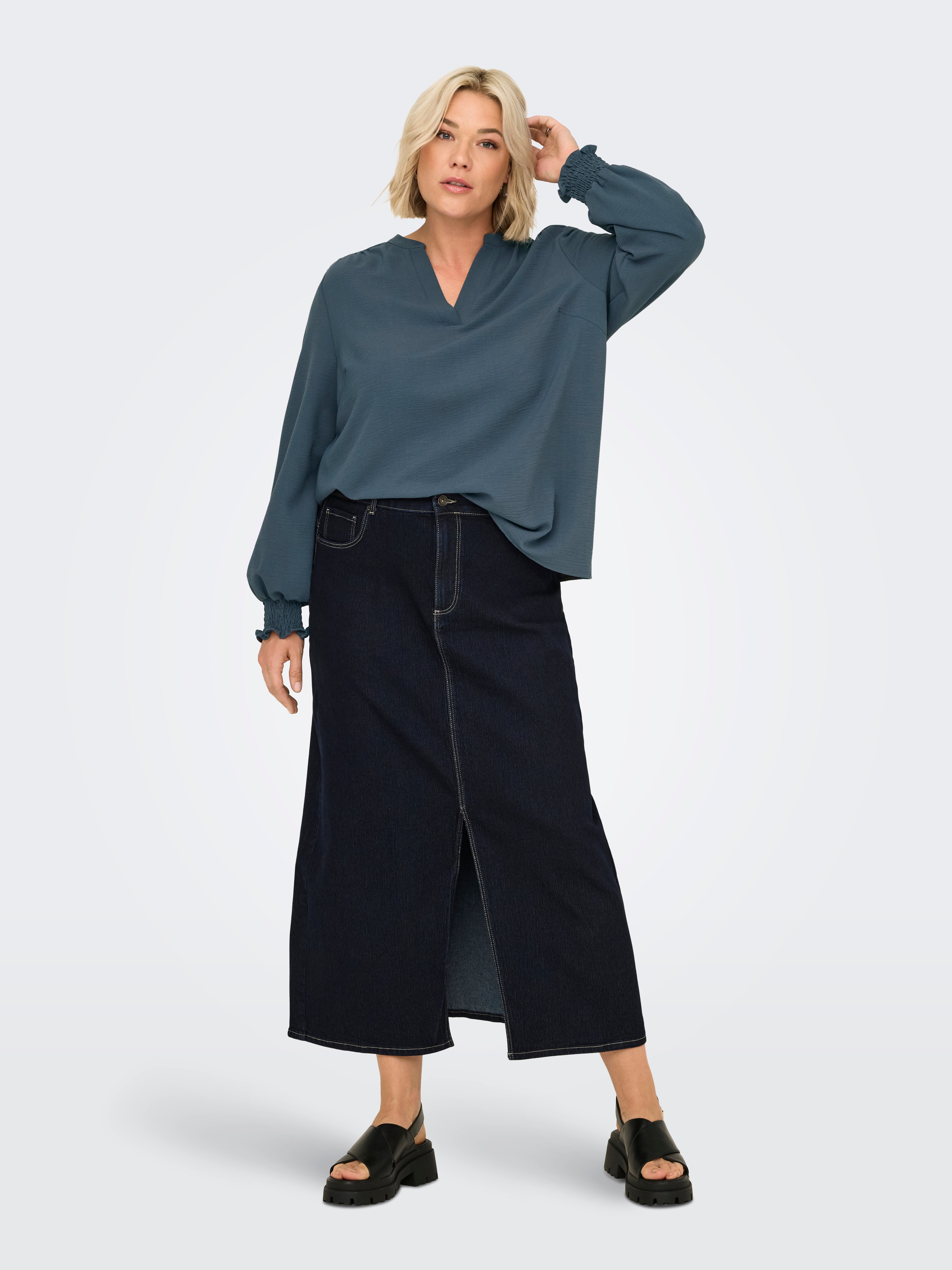 CARMETTA Blouse Ombre Blue