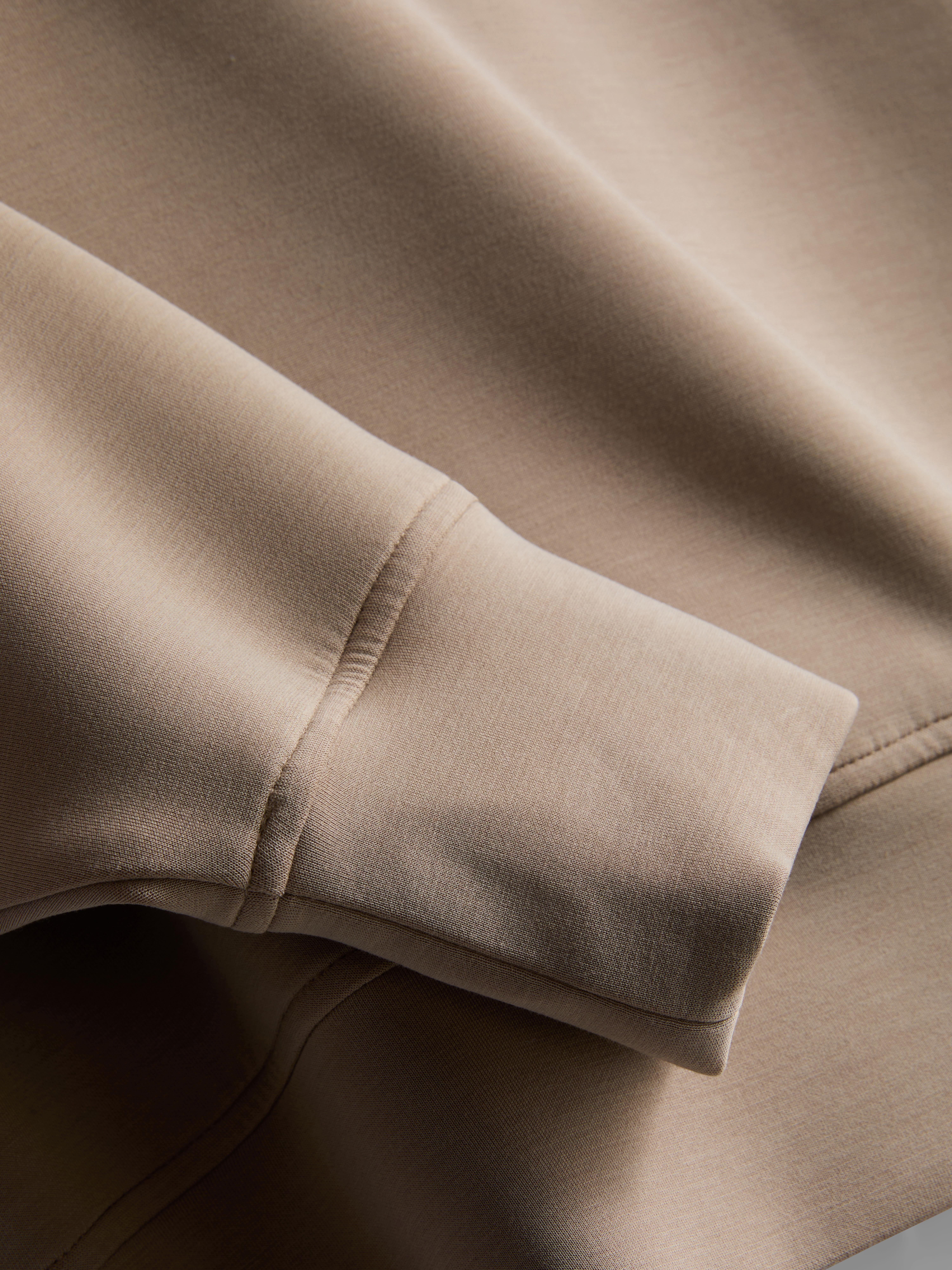 Modal-Blend Crewneck Sweatshirt - Taupe