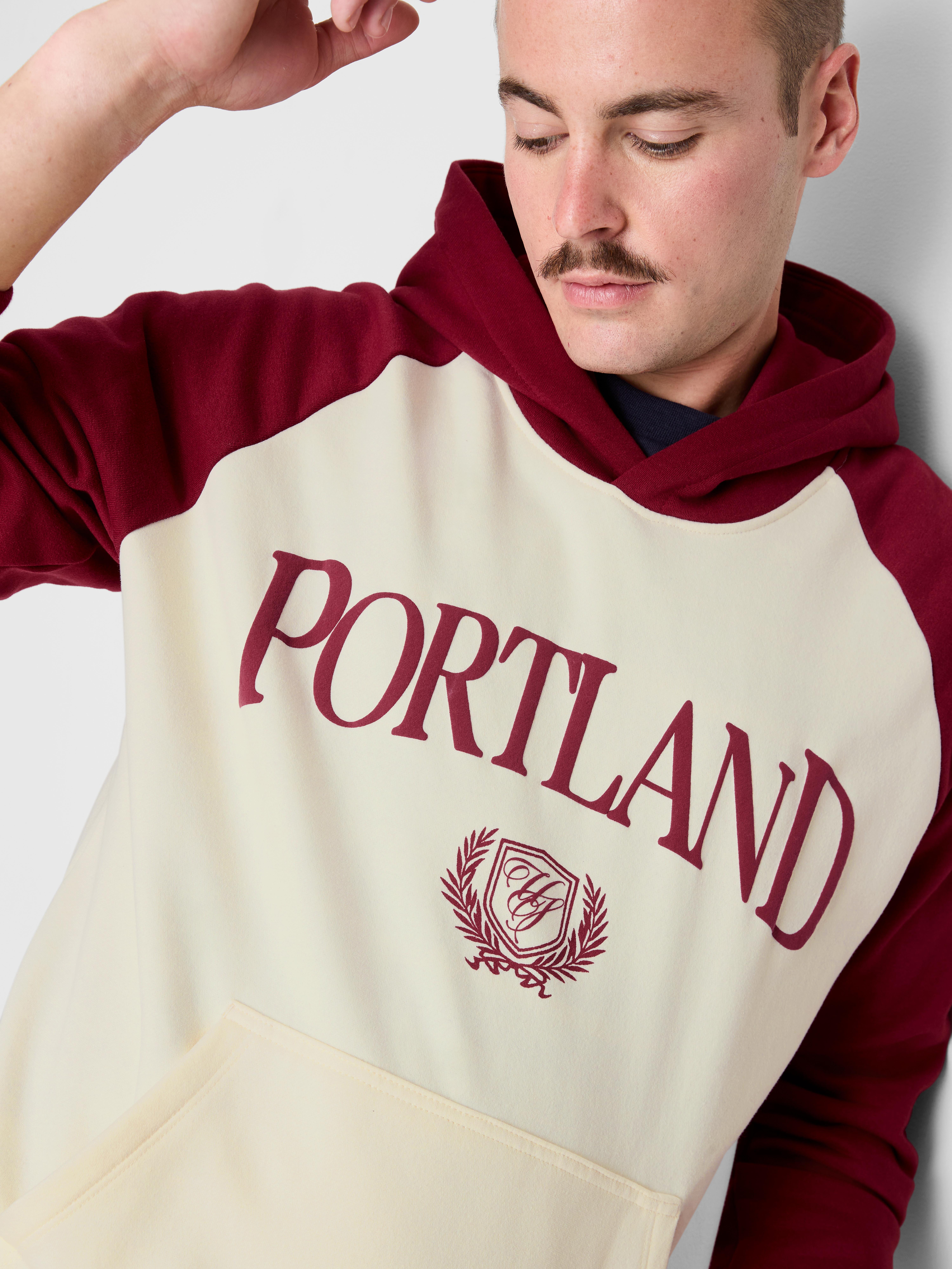 Portland Graphic Hoodie - Ivory