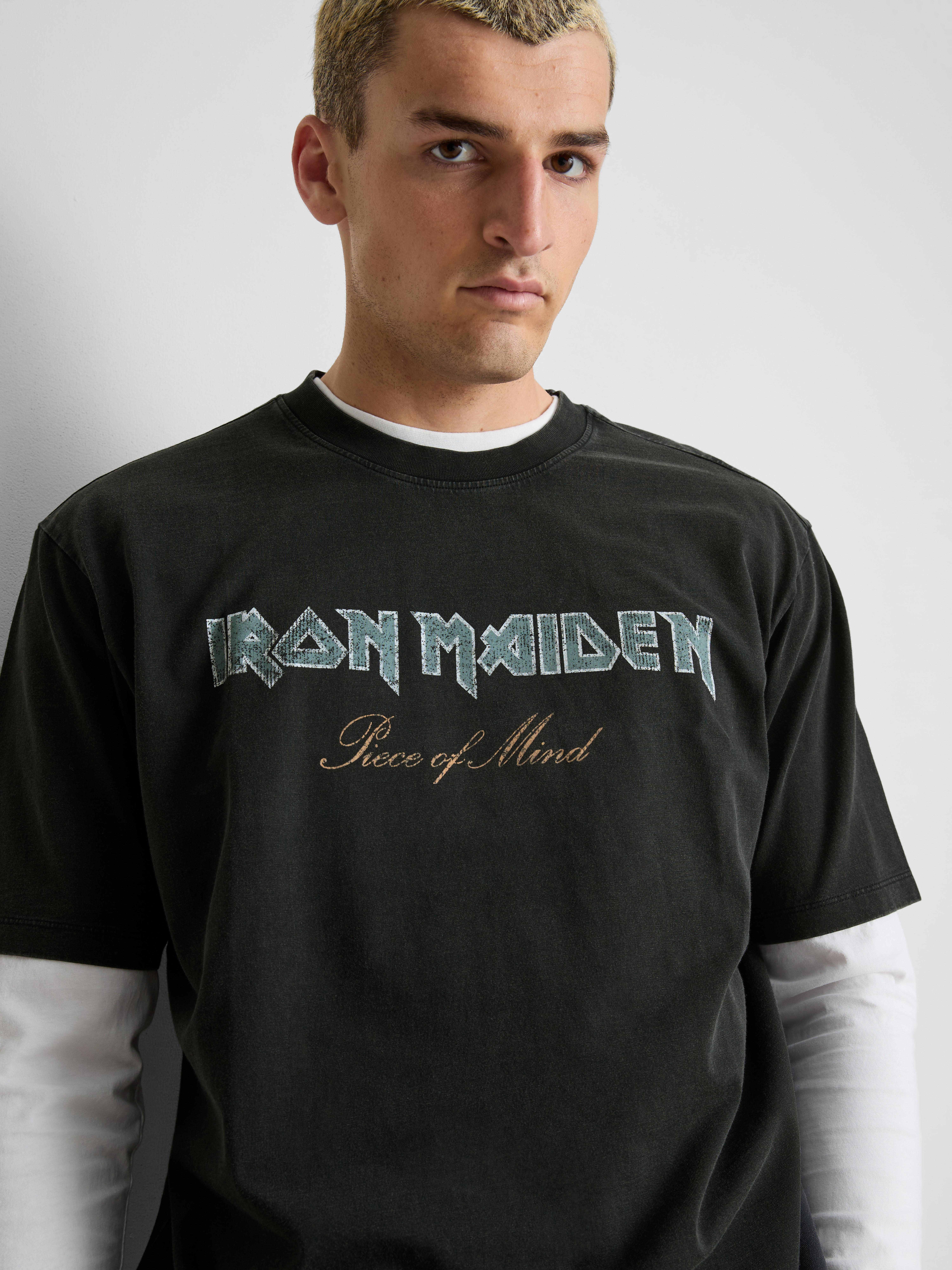 Iron Maiden Piece Of Mind T-Shirt - Black