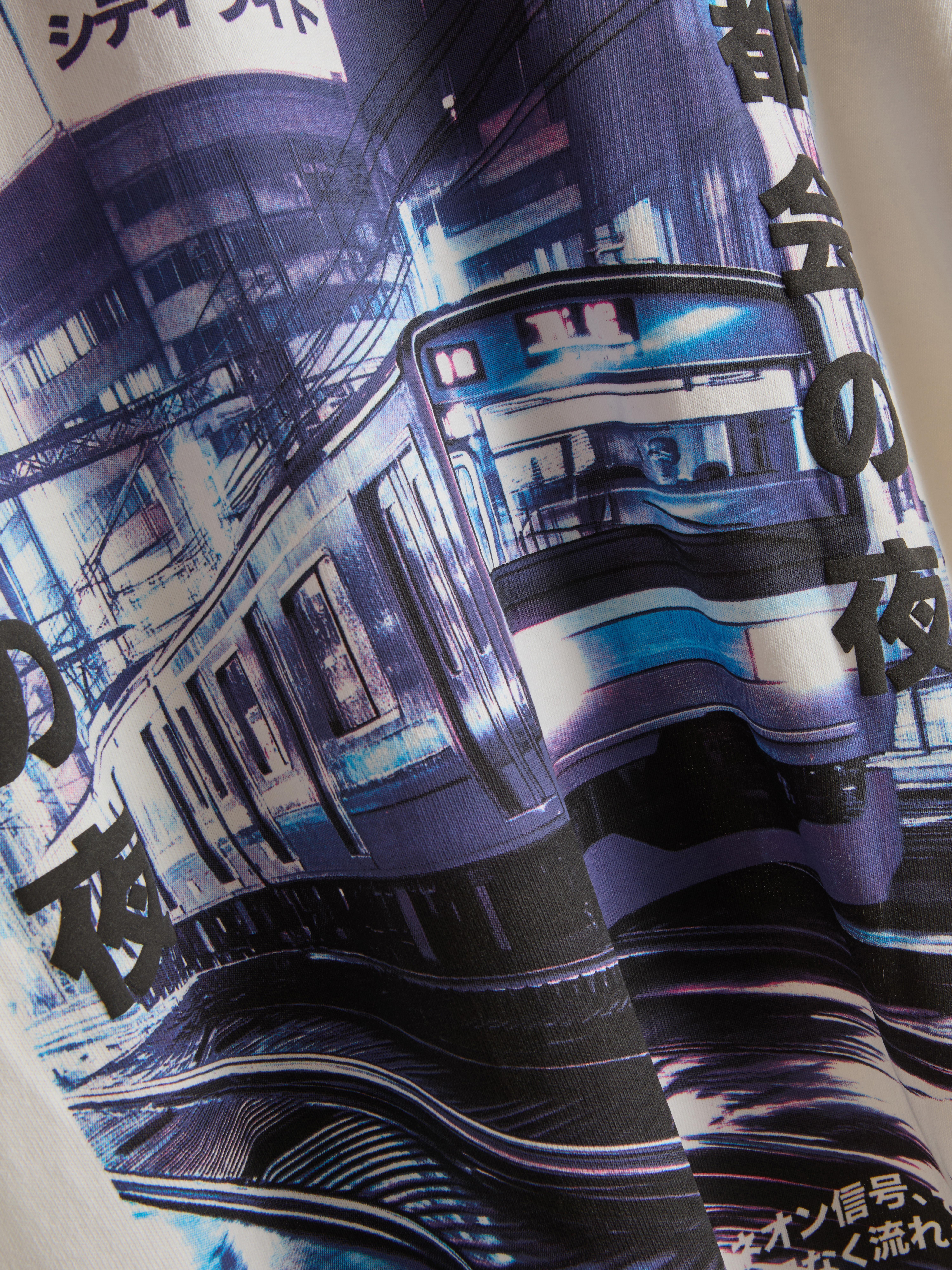 Midnight Tokyo Graphic T-Shirt - White
