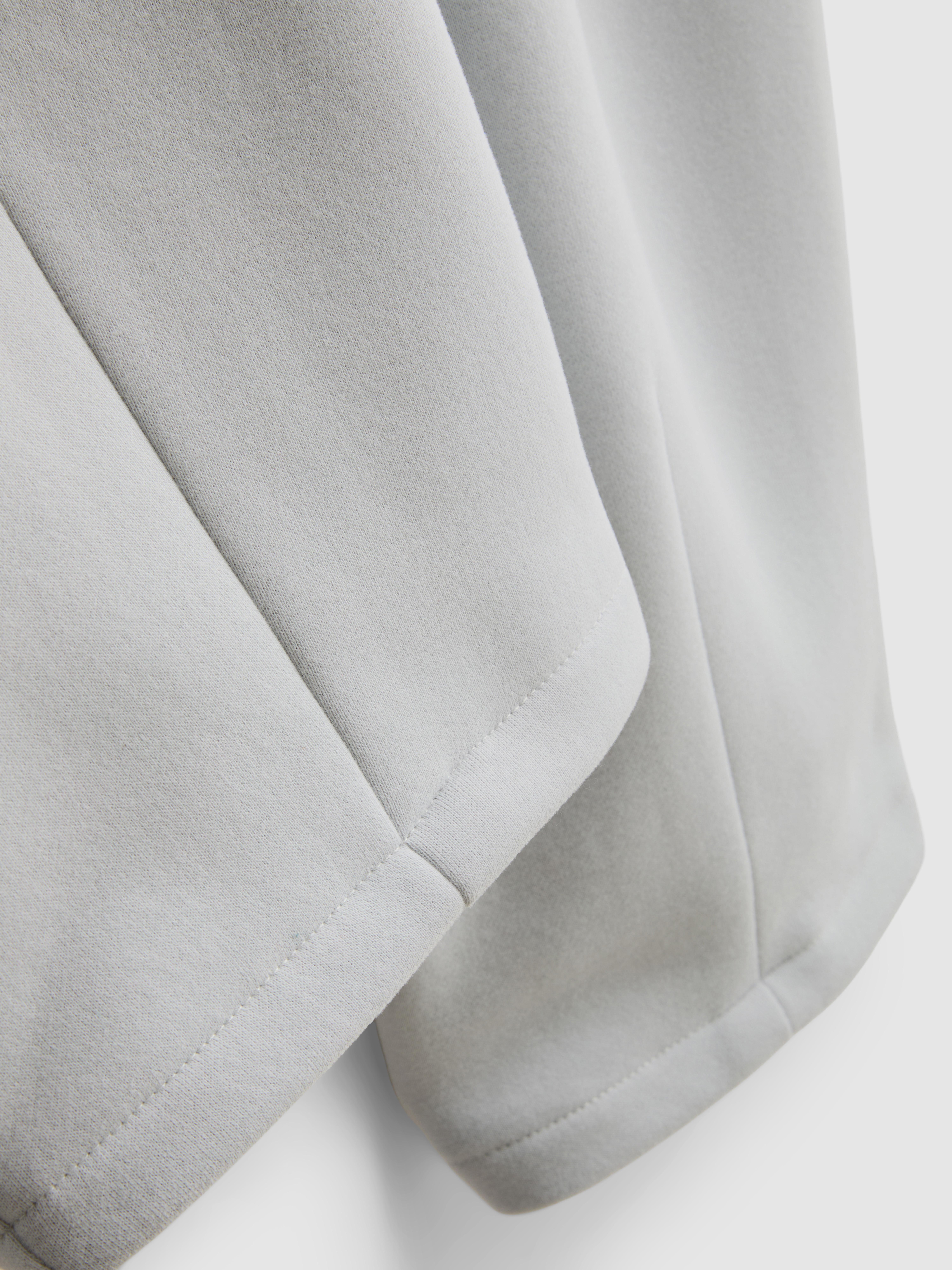 Cotton-Rich Balloon-Fit Joggers - Light Gray