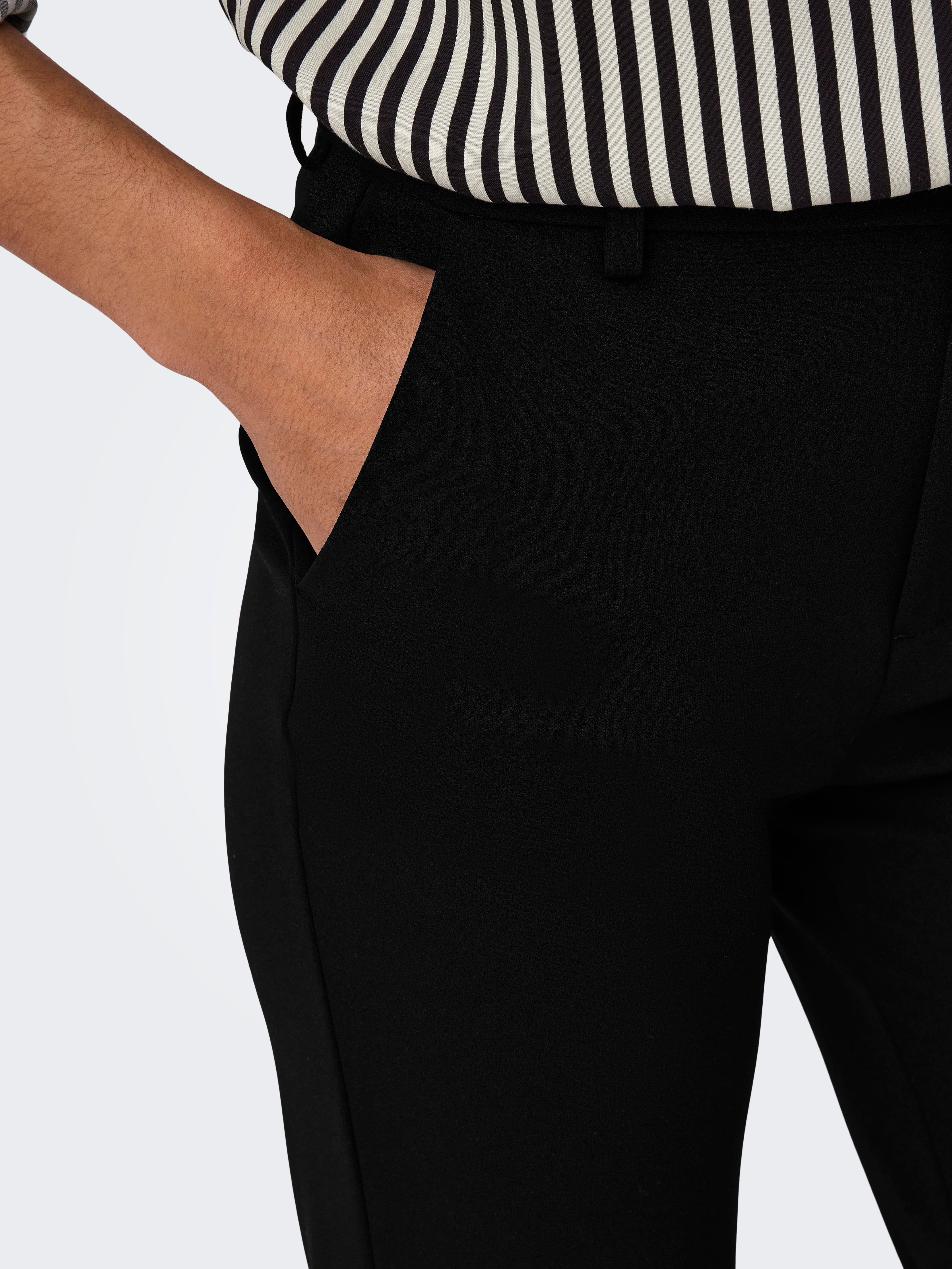 ONLRAFFY-YO Straight Fit Trousers Black