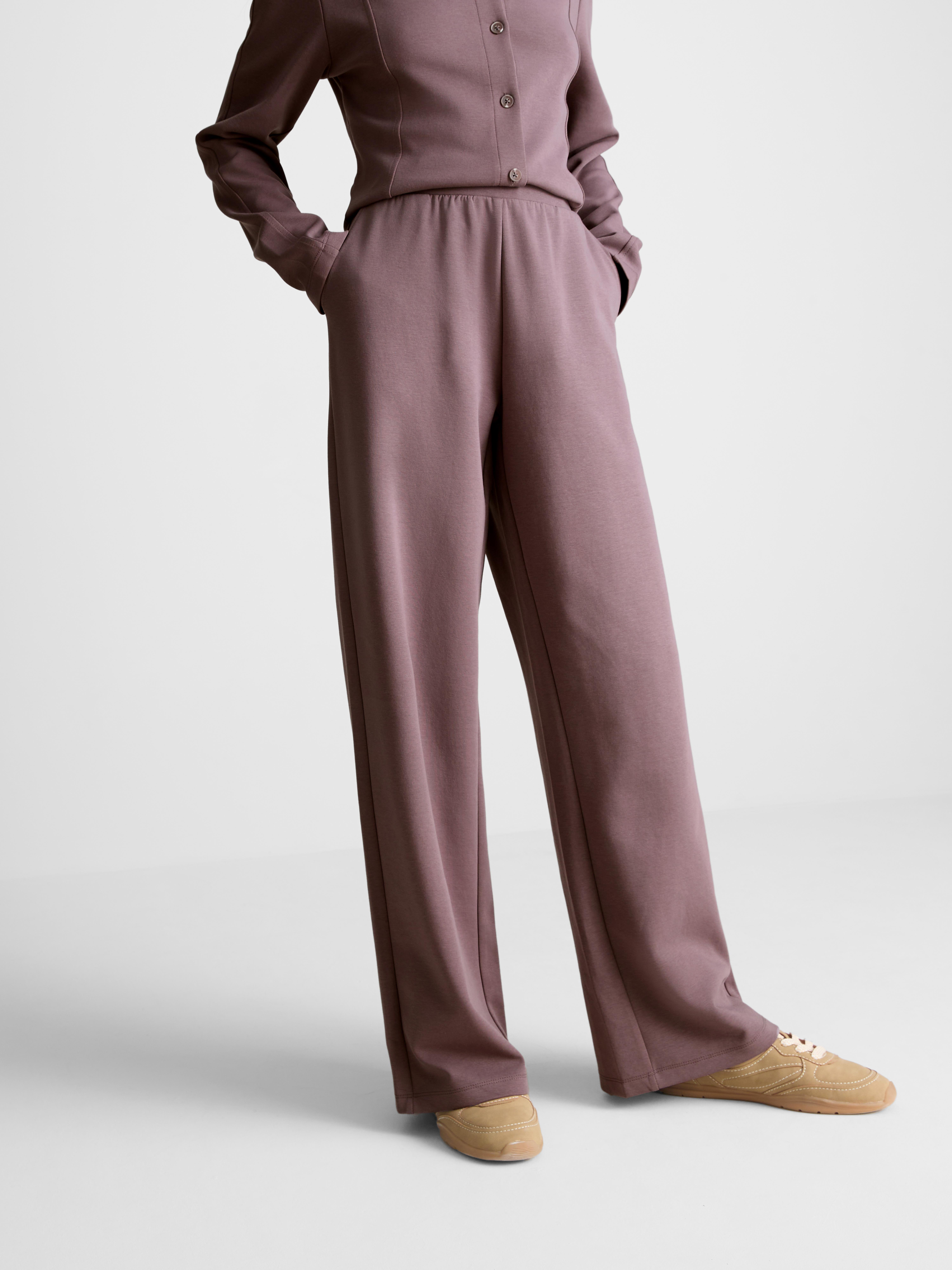 Paula Echevarría Wide Leg Joggers - Fig