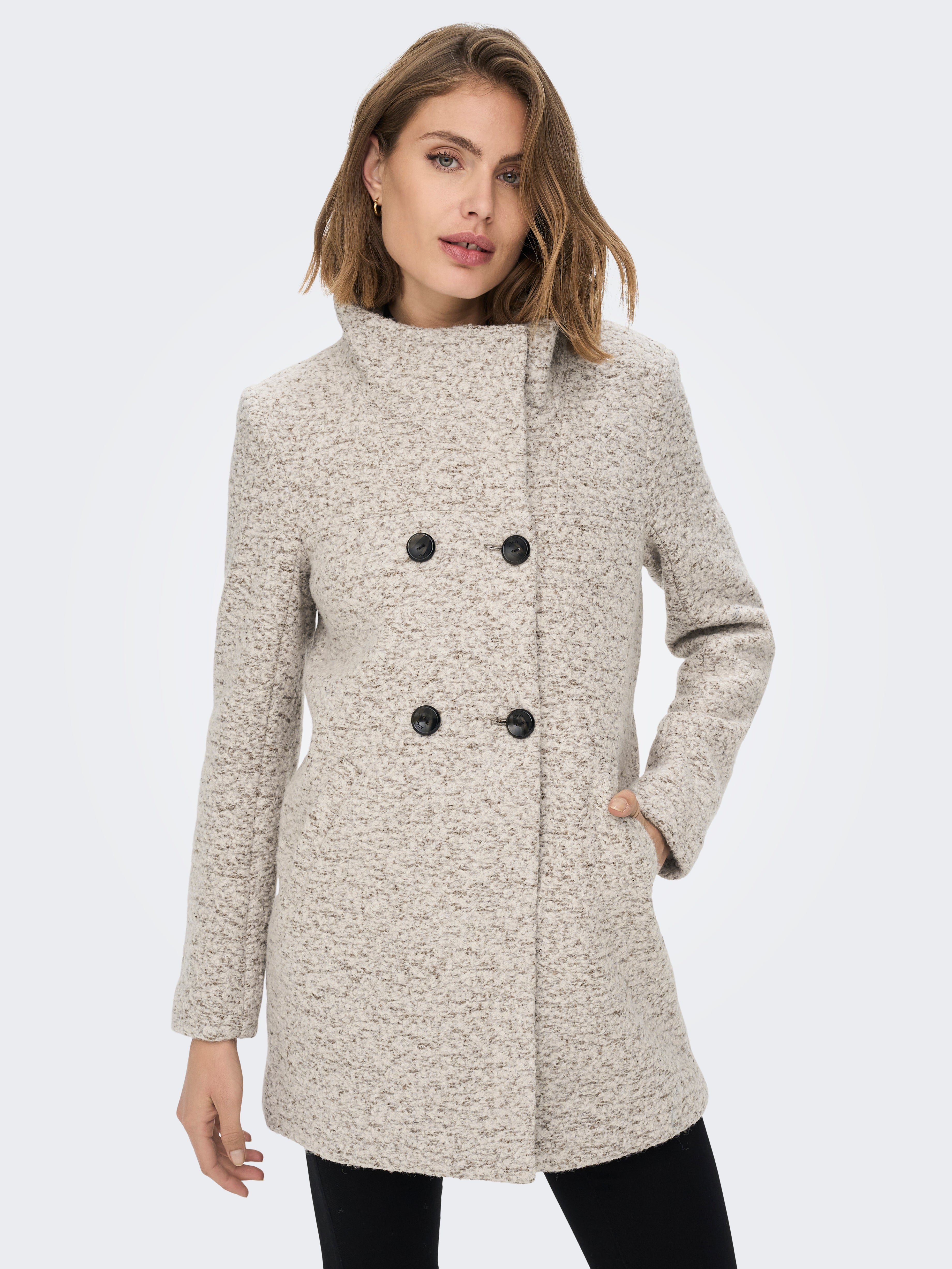 ONLNEWSOPHIA Wool Coat Moonbeam
