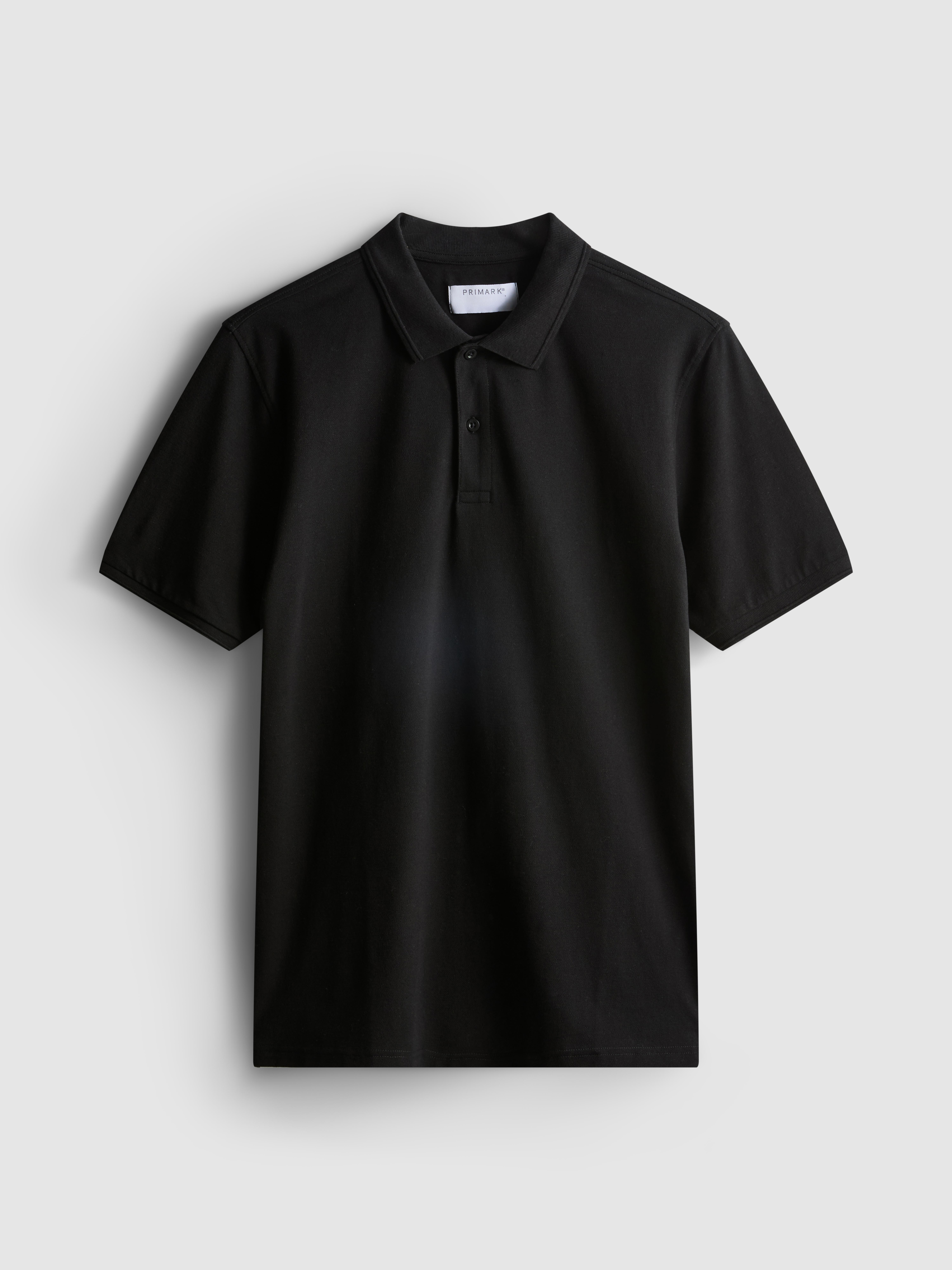 Short-Sleeve Polo Shirt - Black