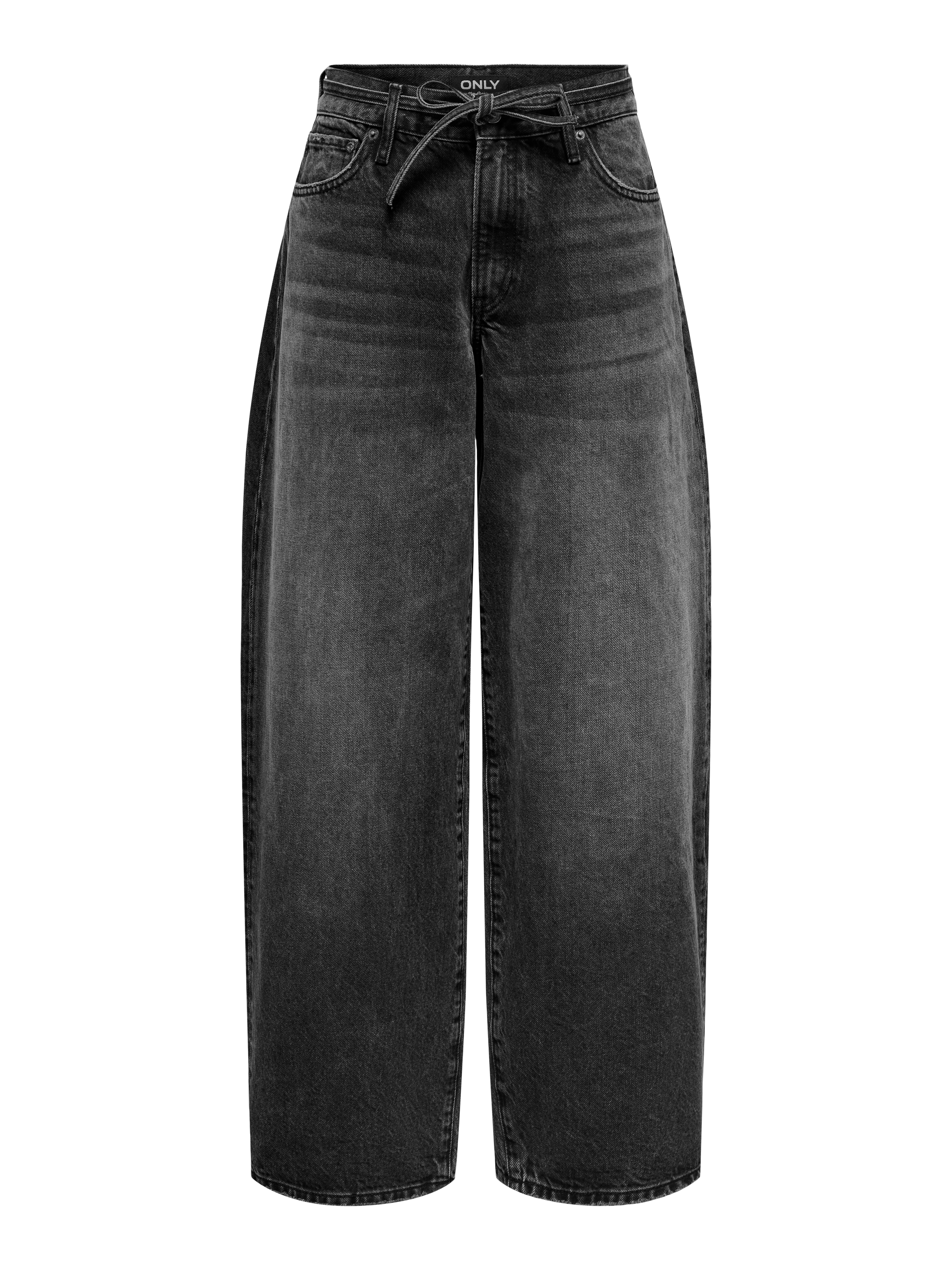 ONLGIANNA Mid waist Balloon Fit Jeans Washed Black
