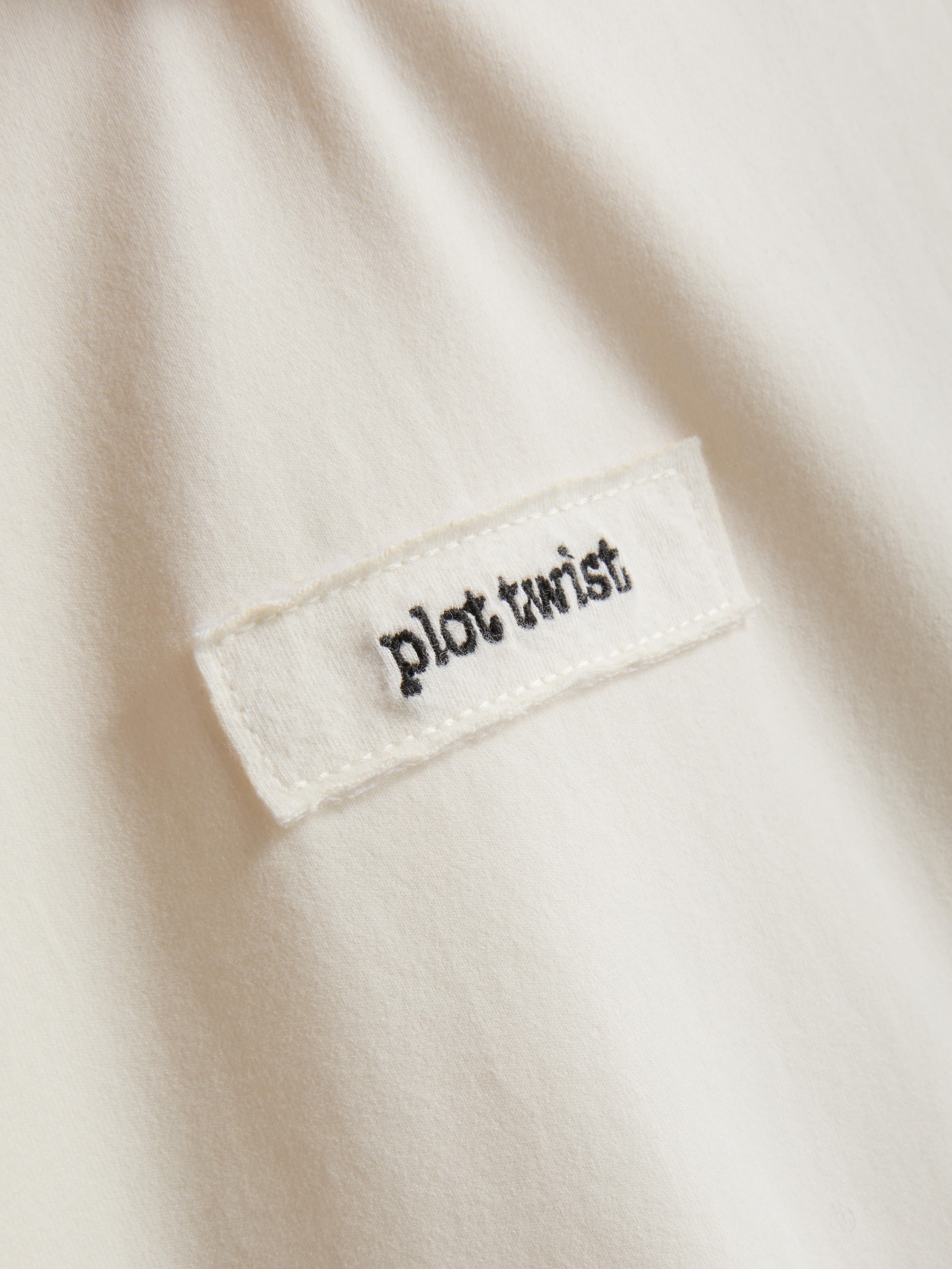 Paula Echevarría Cap-Sleeve Slogan Tee - White