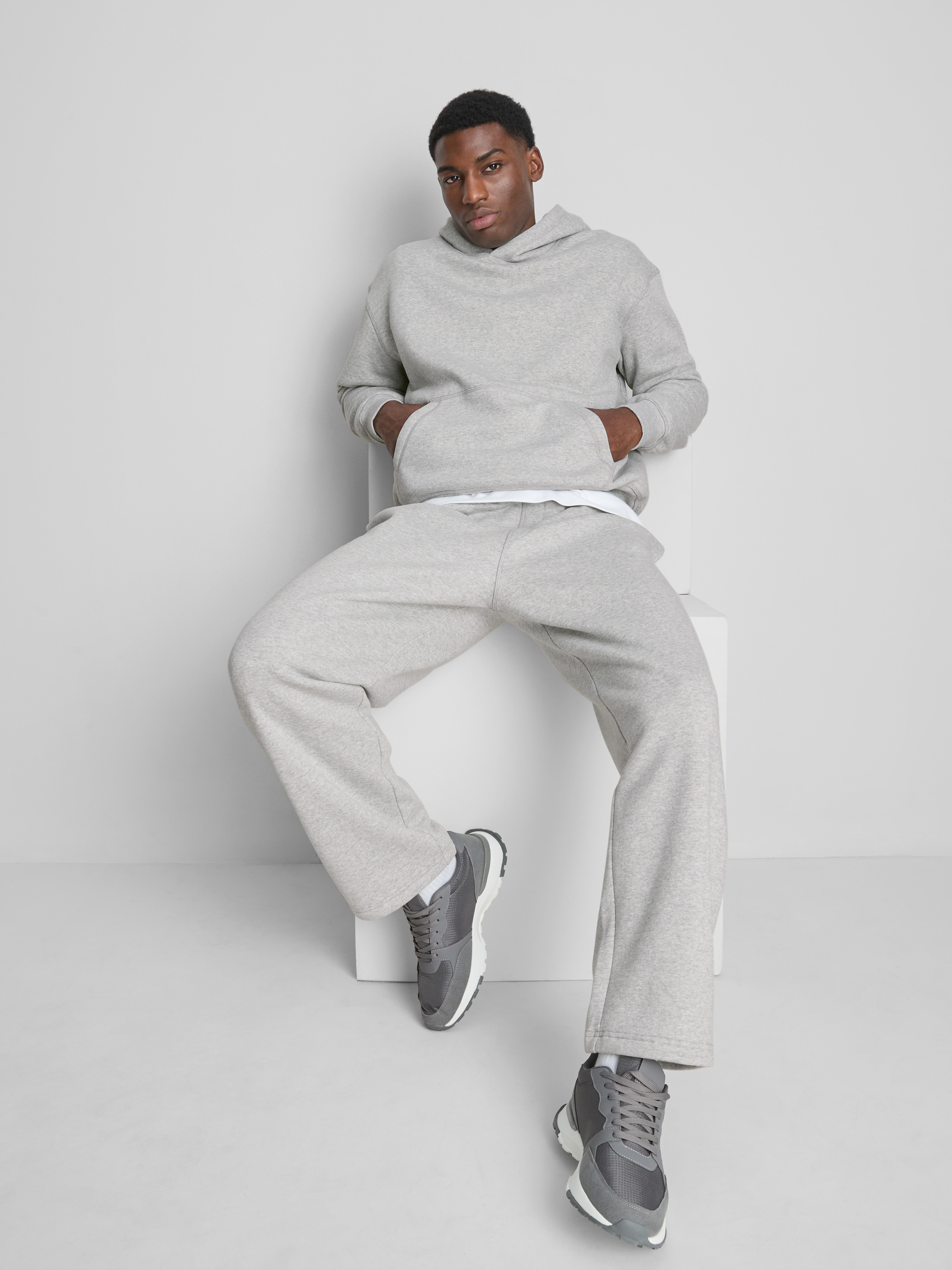Oversized Pullover Hoodie - Gray