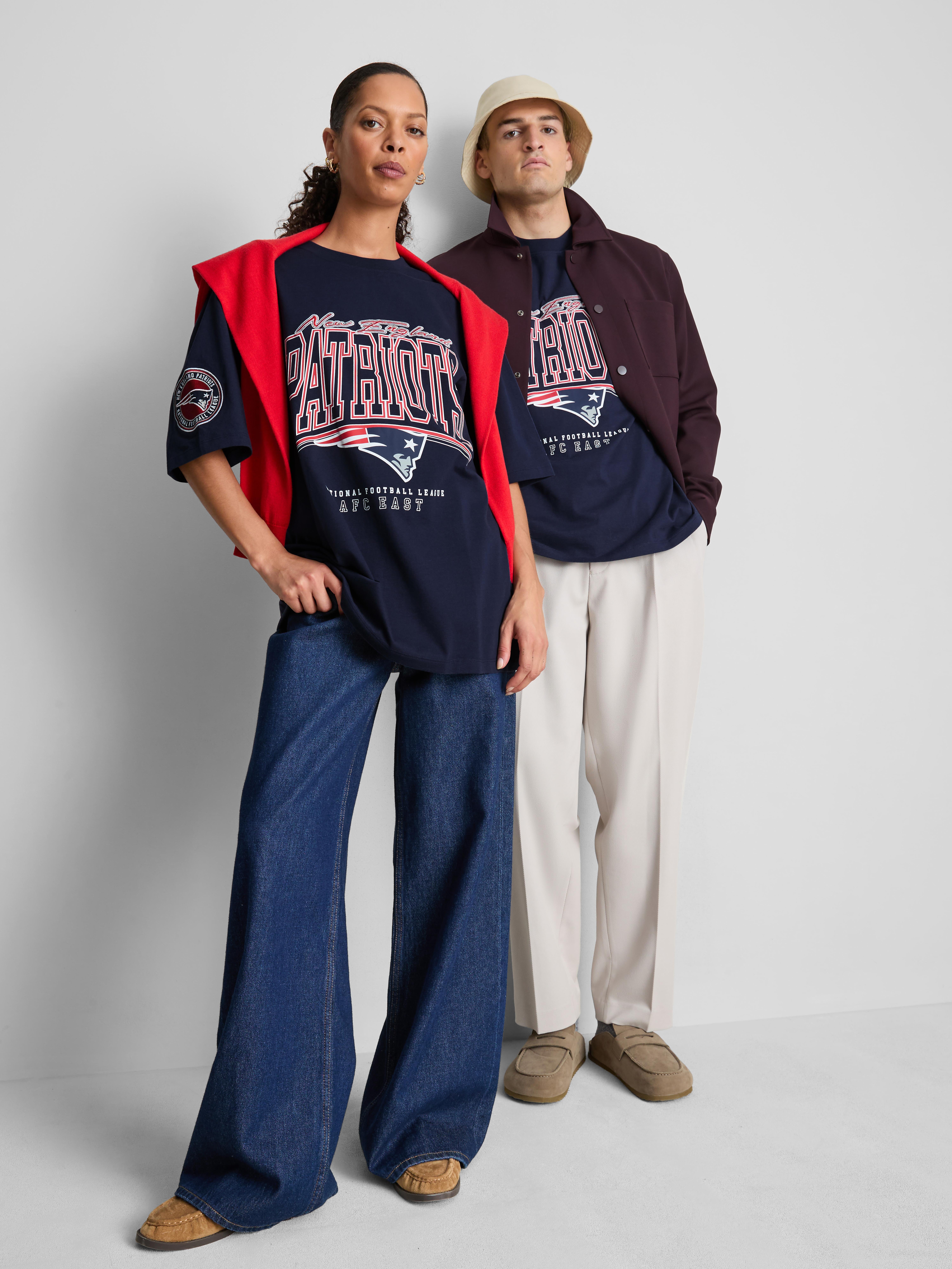 NFL New England Patriots Graphic T-Shirt - Navy