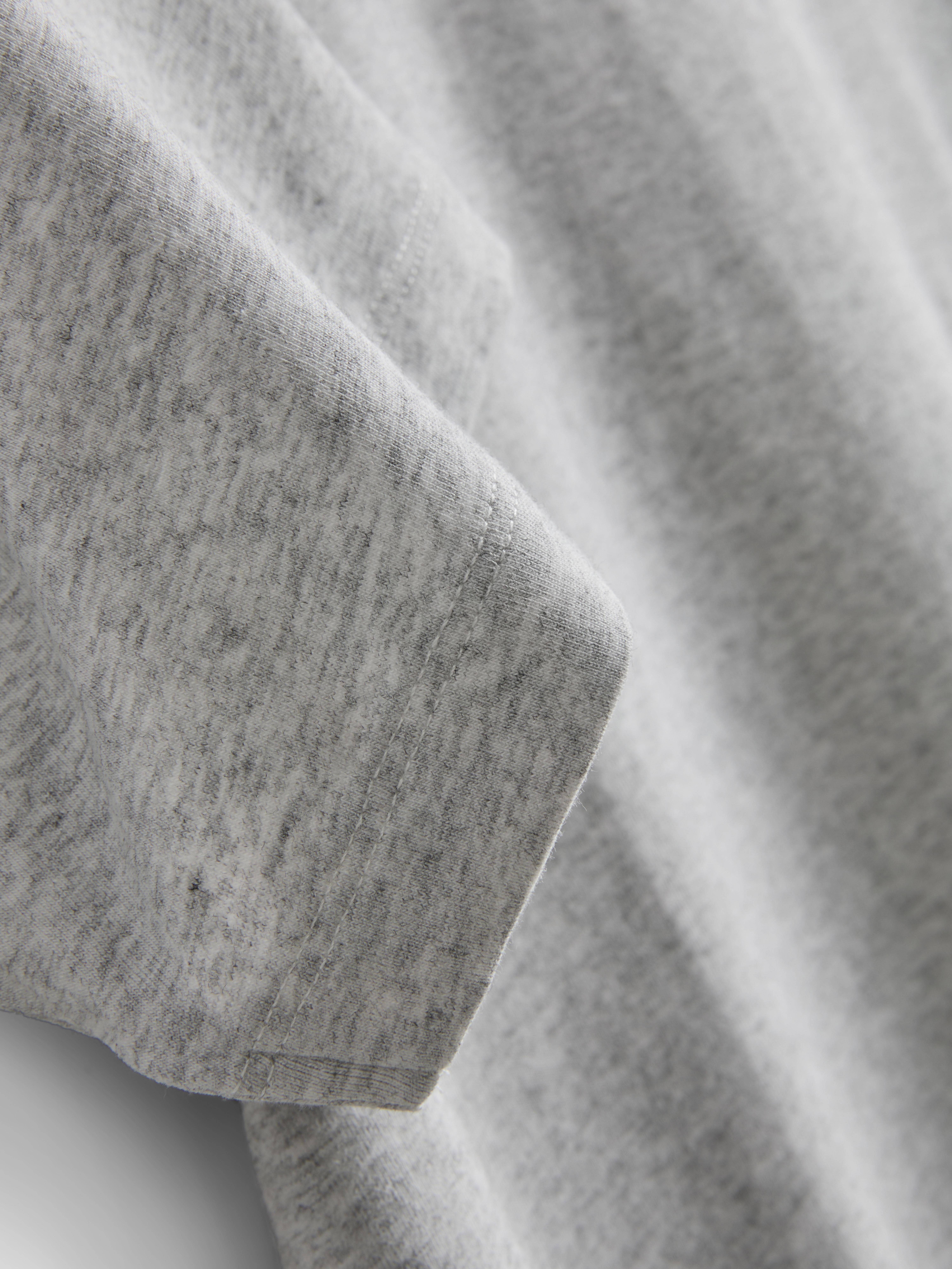 Slim-Fit Stretch T-Shirt - Light Gray