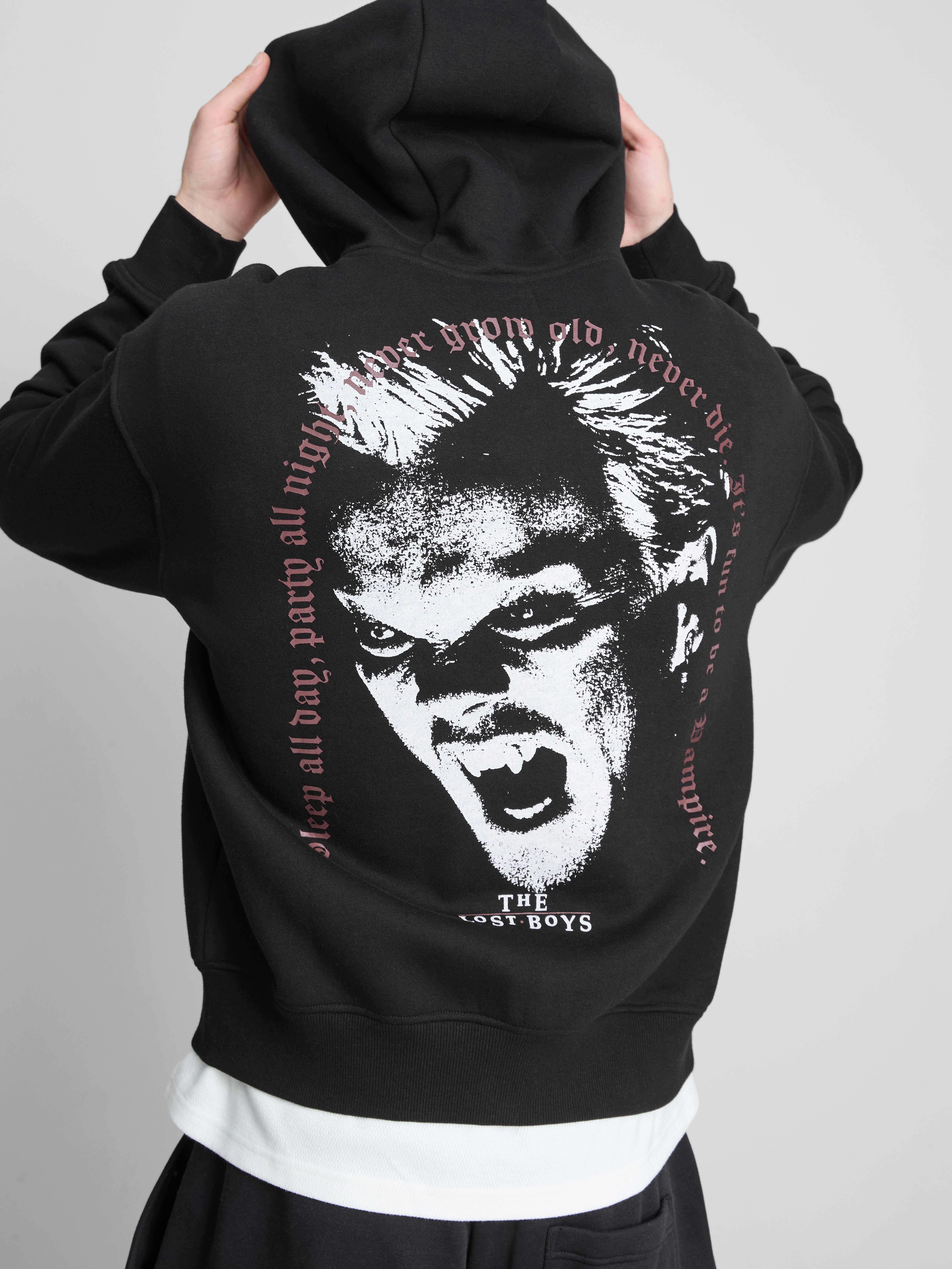 The Lost Boys Zip-Up Hoodie - Black