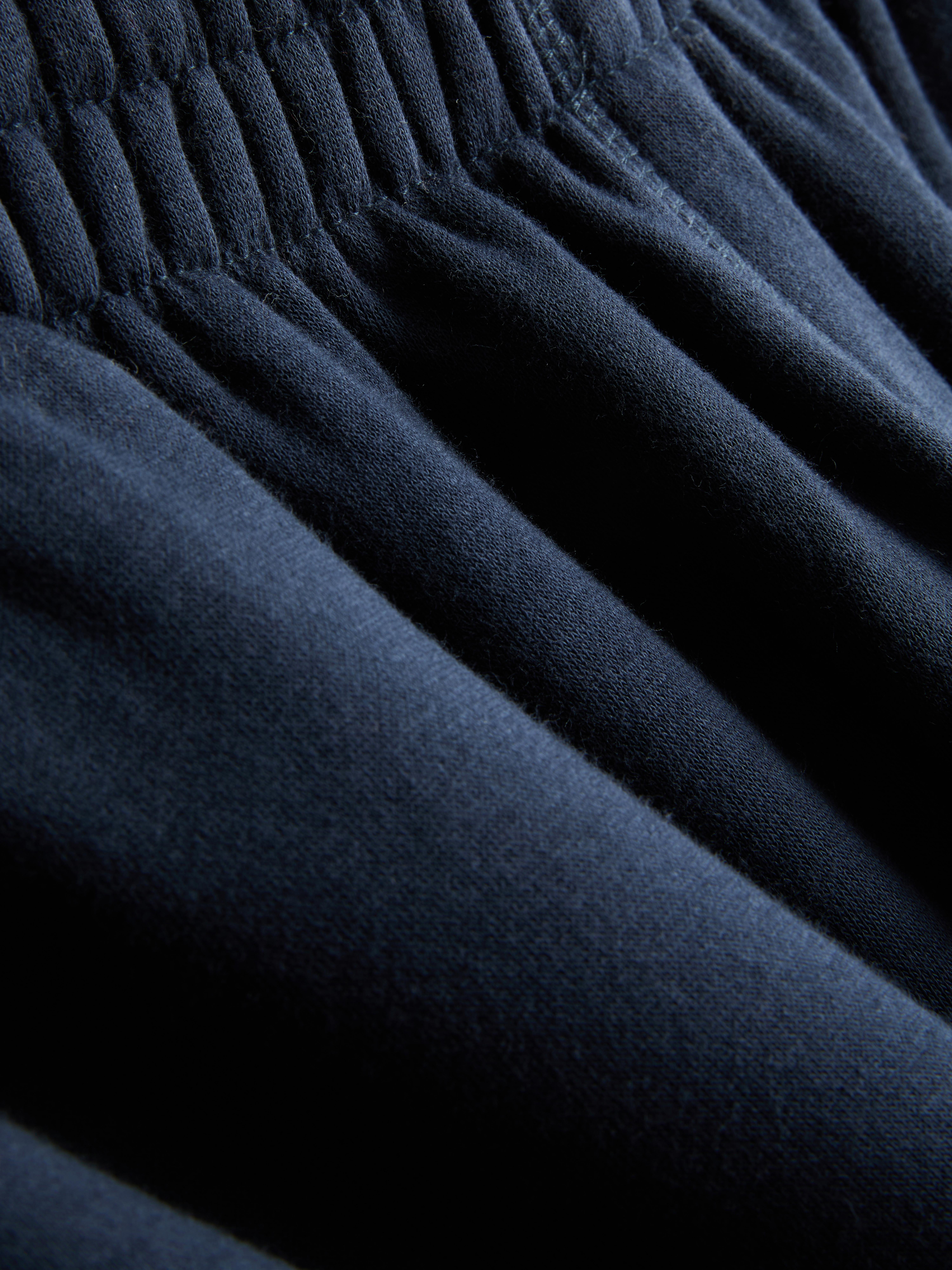 Cotton Rich Straight Leg Sweatpants - Navy