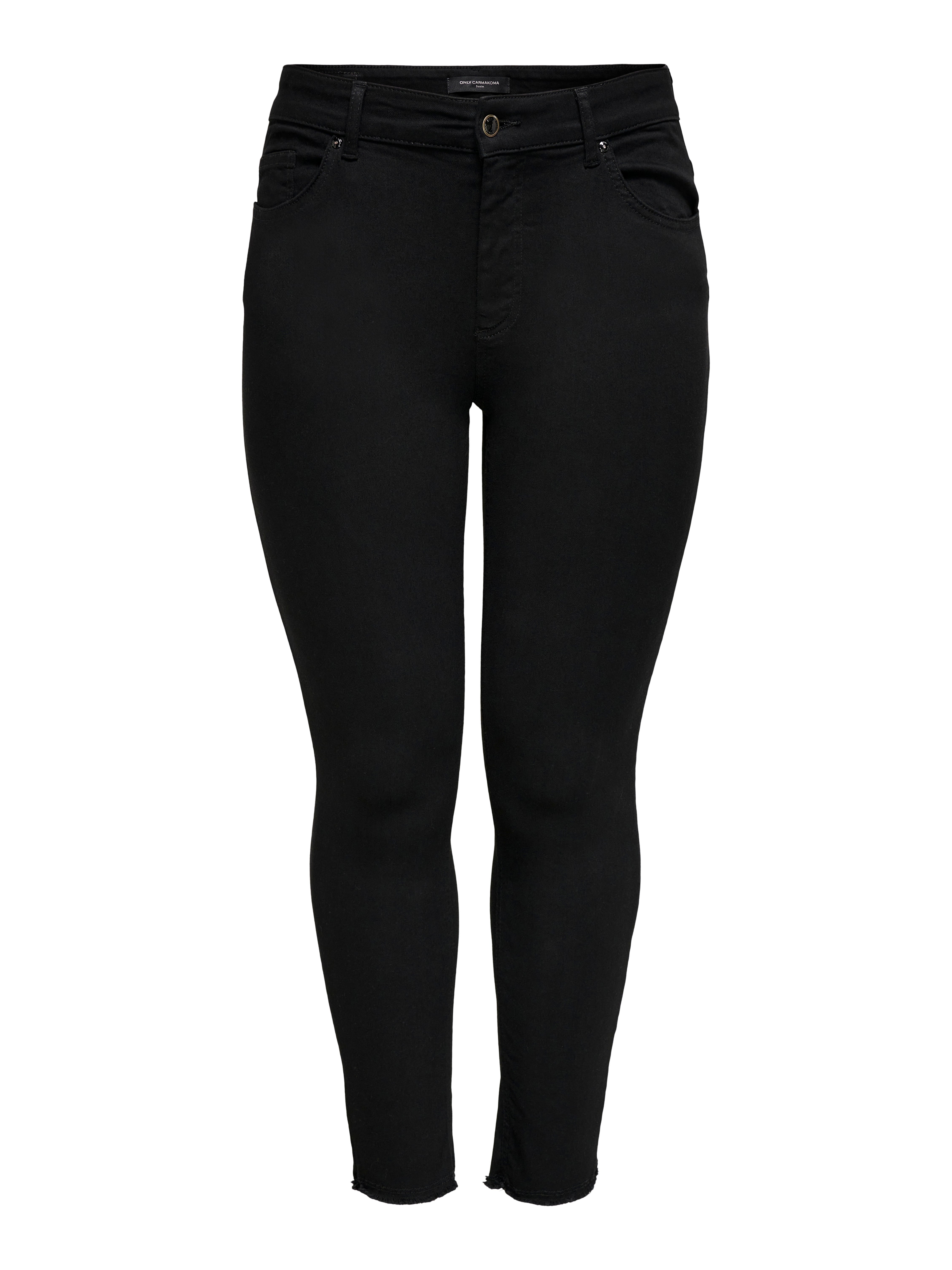 CARWILLY Regular waist Skinny Fit Jeans Black