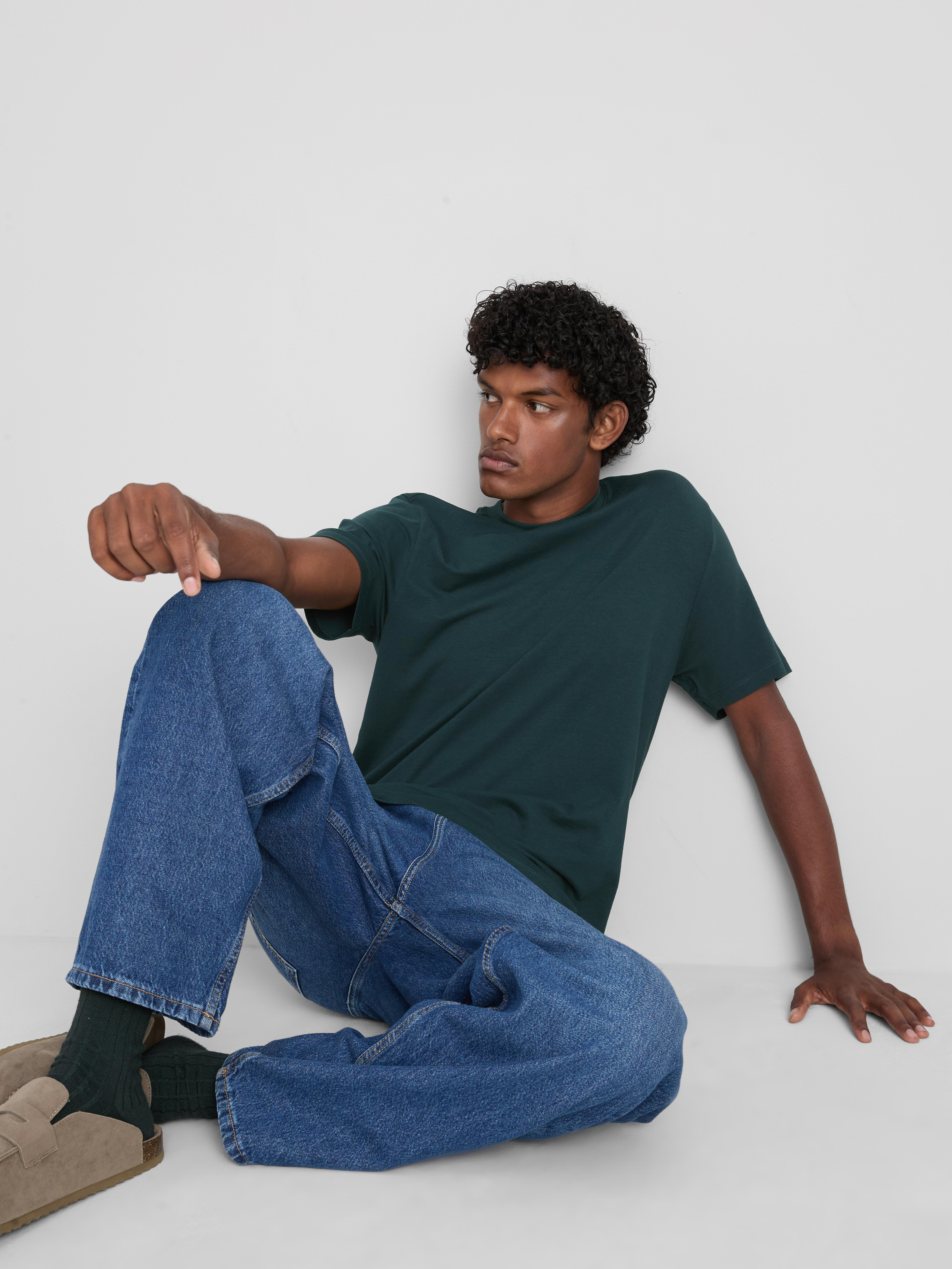 Slim-Fit LYCRA® T-Shirt - Teal