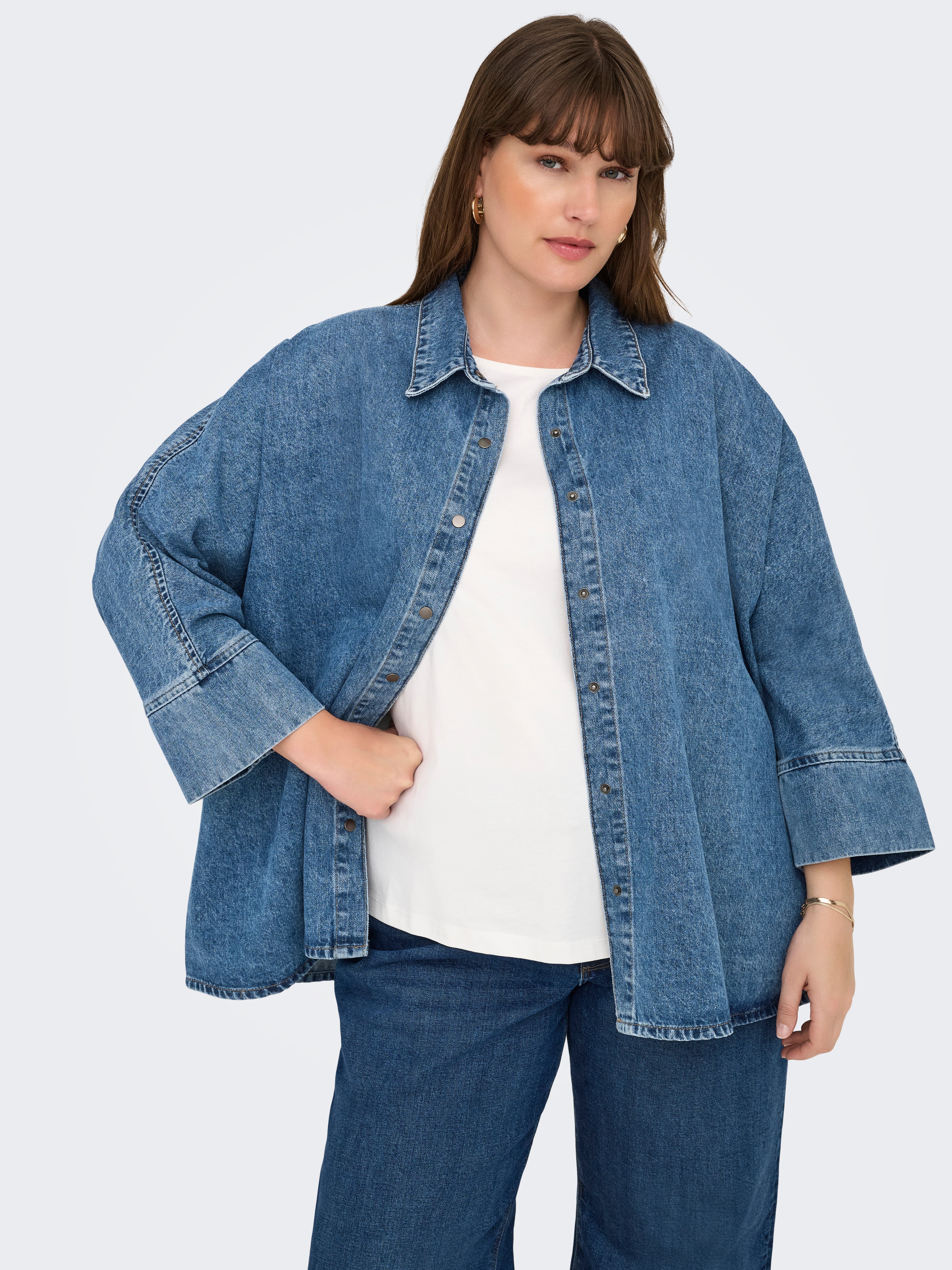 CARGRACE Denim shirt Medium Blue Denim