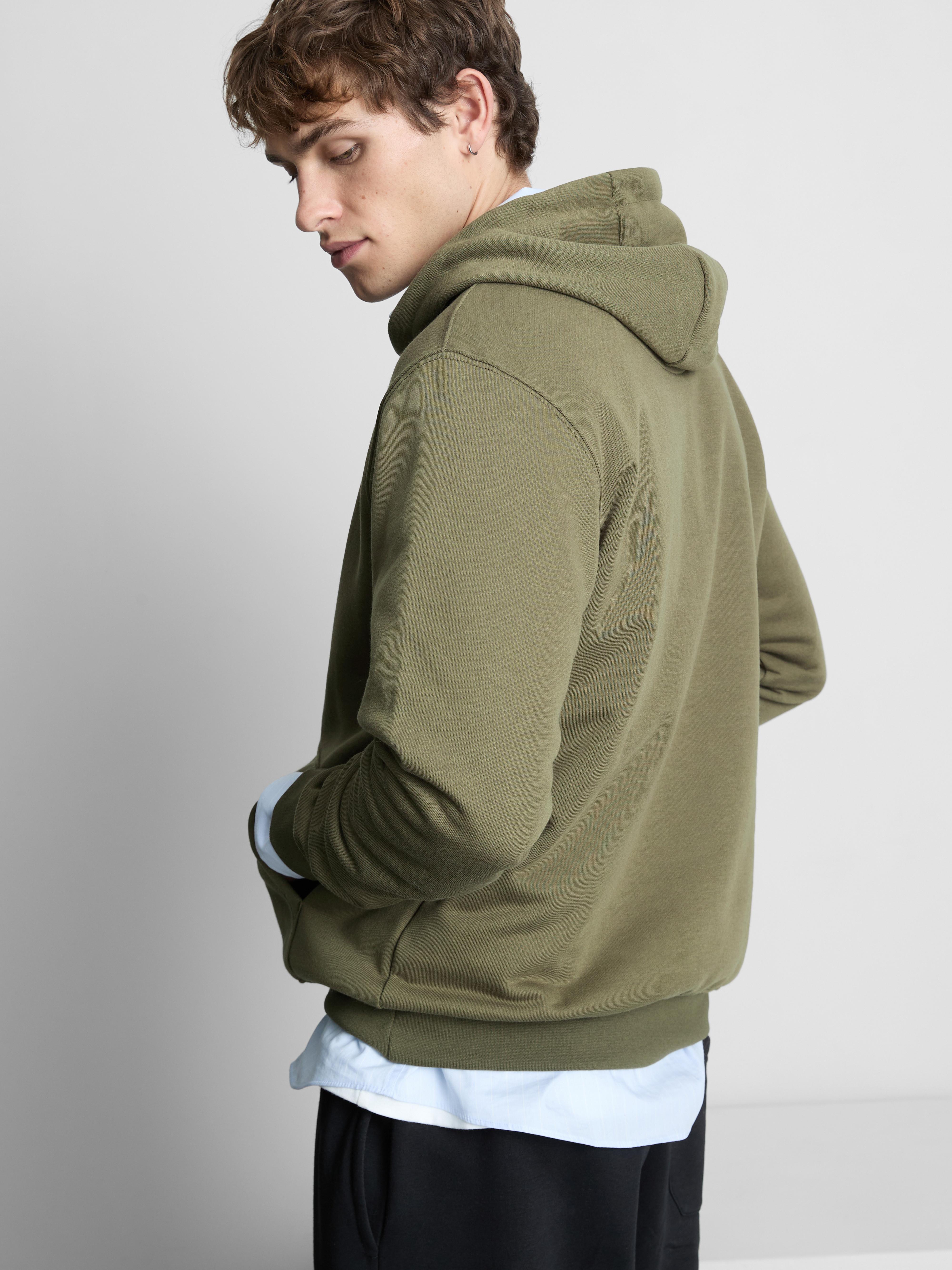 Drawstring Hoodie - Olive