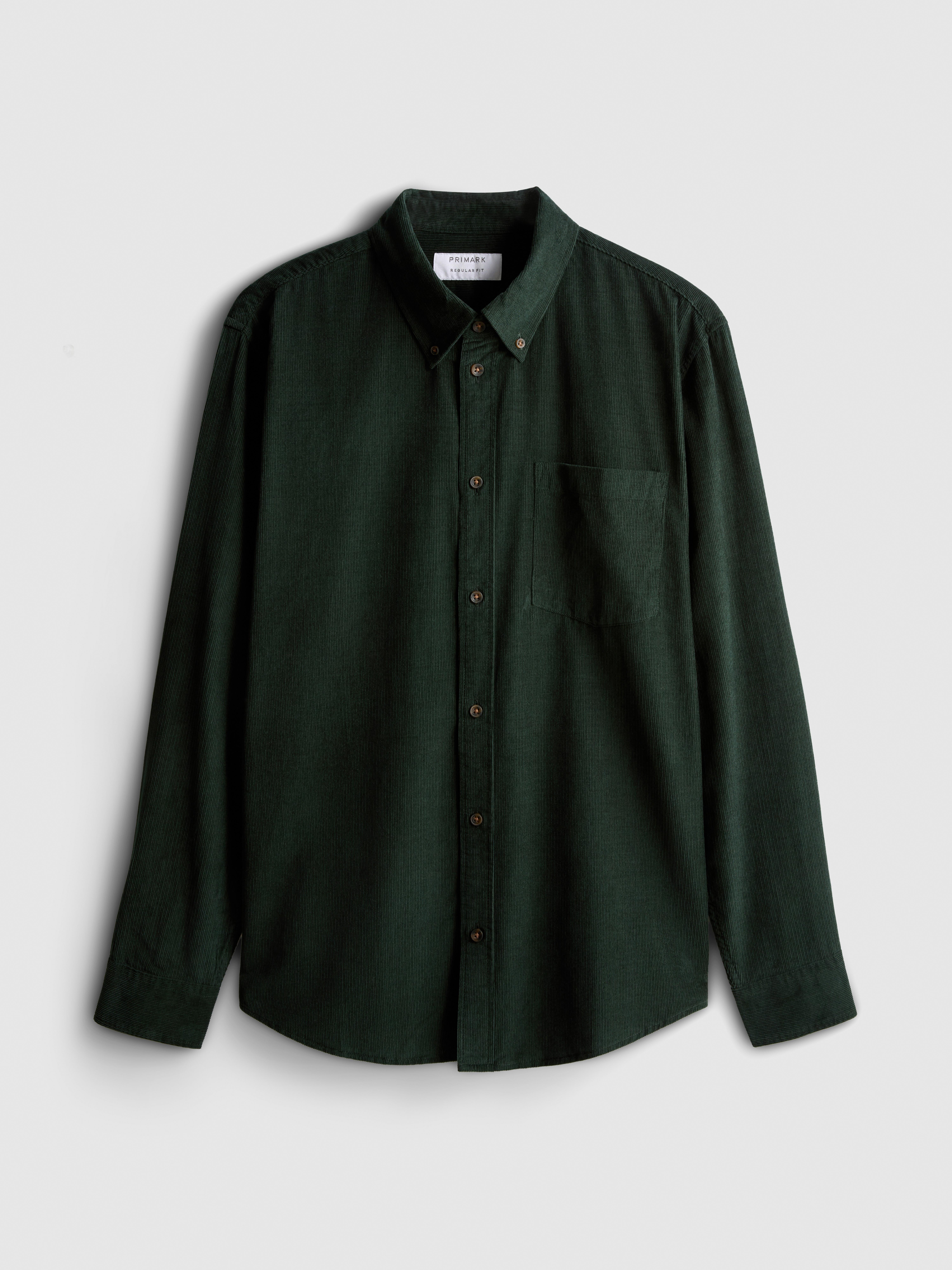 Pure Cotton Corduroy Shirt - Green