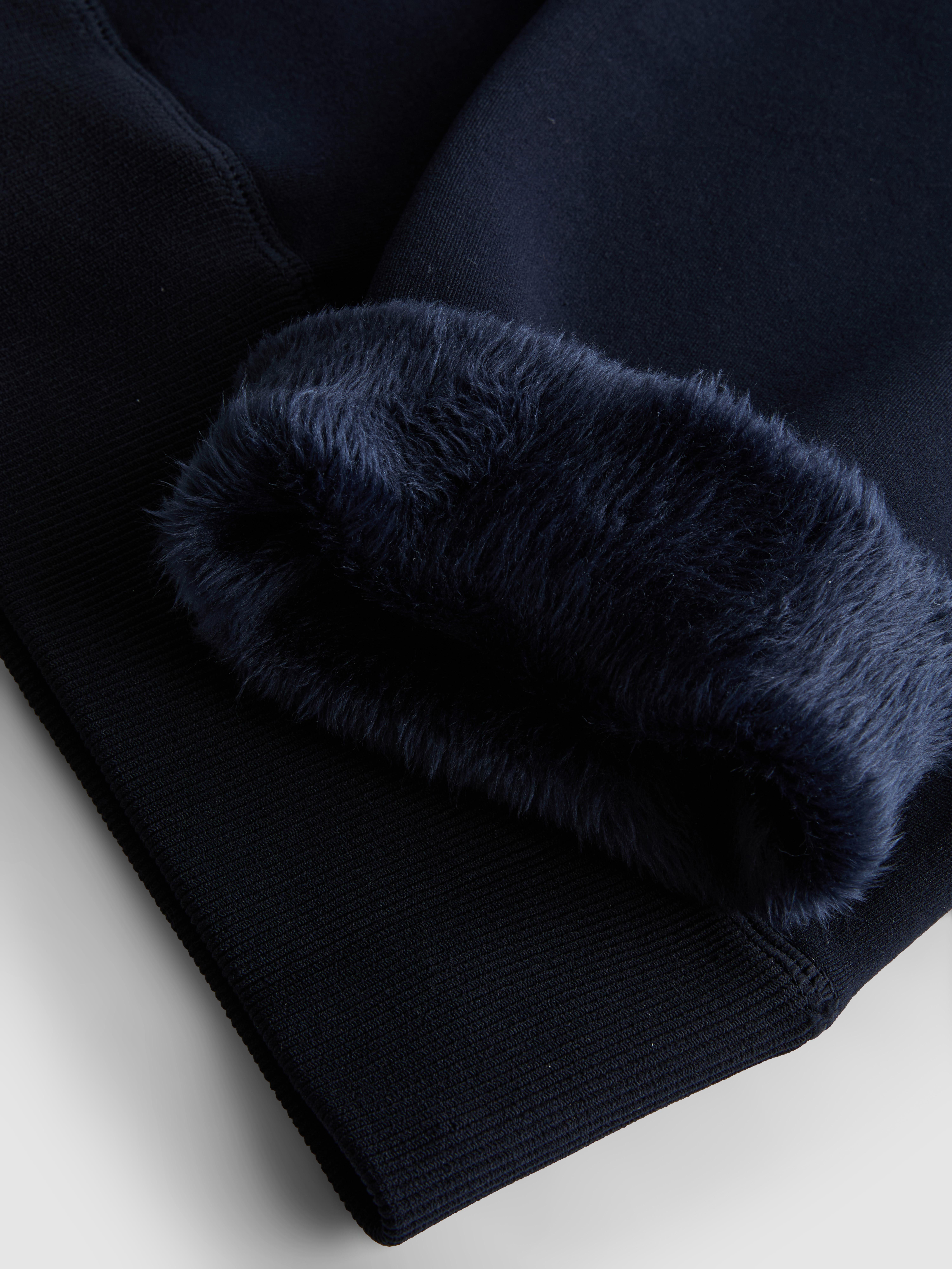 1pk Heat IQ Navy Velvet Plush Leggings - Navy
