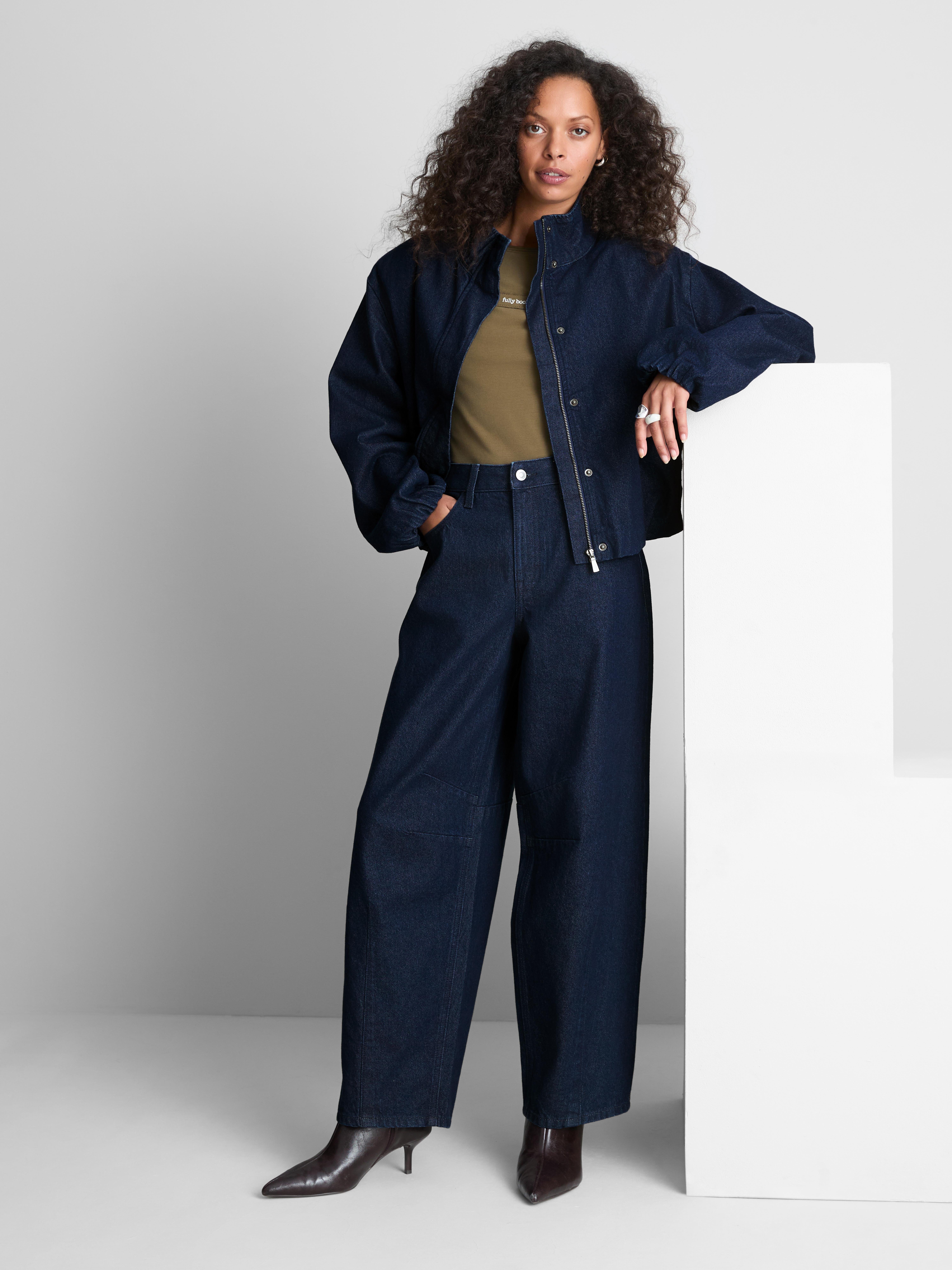 Paula Echevarría Curve Baggy Jeans - Indigo