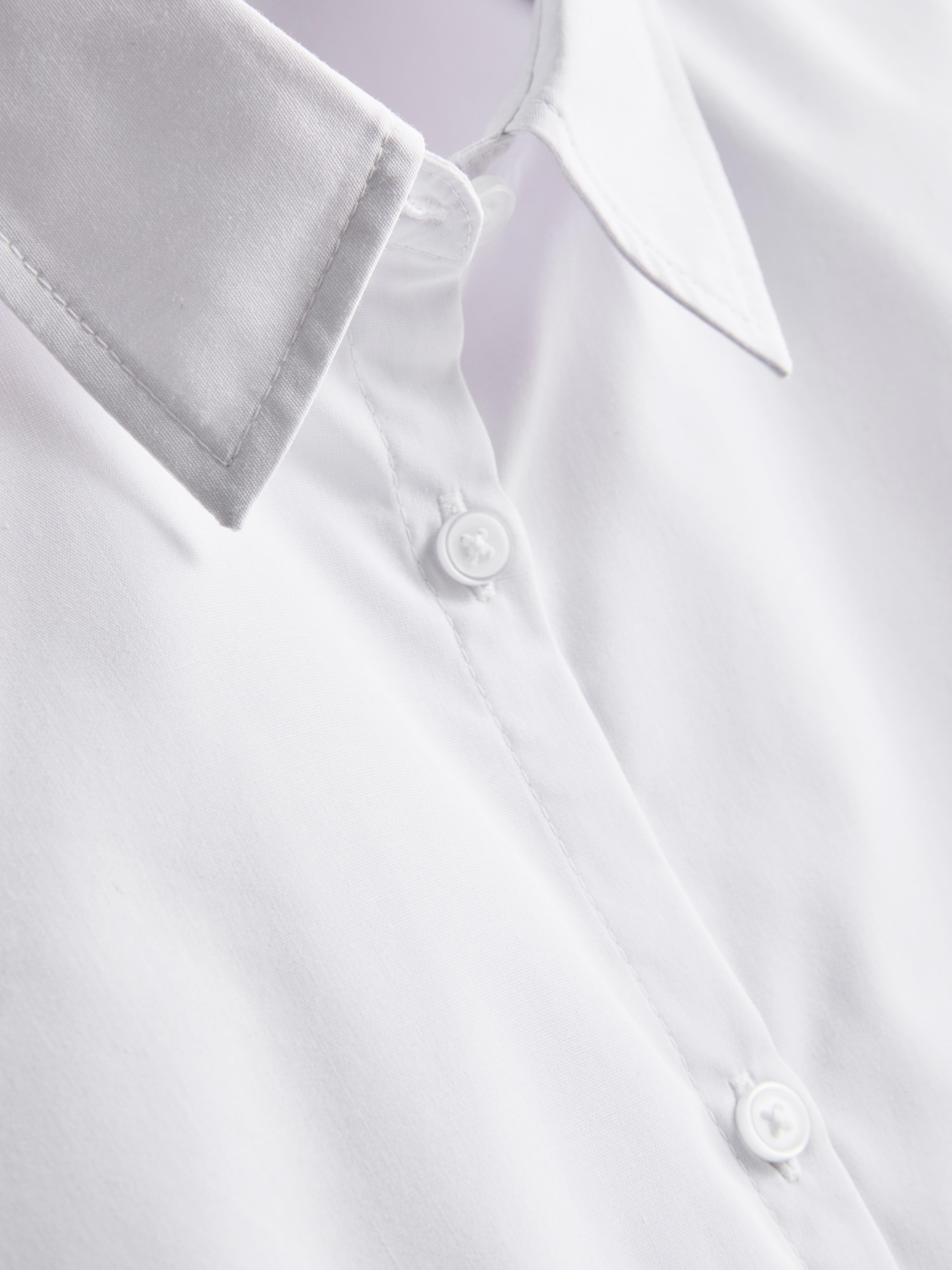 Long Sleeve Workwear Shirt - White