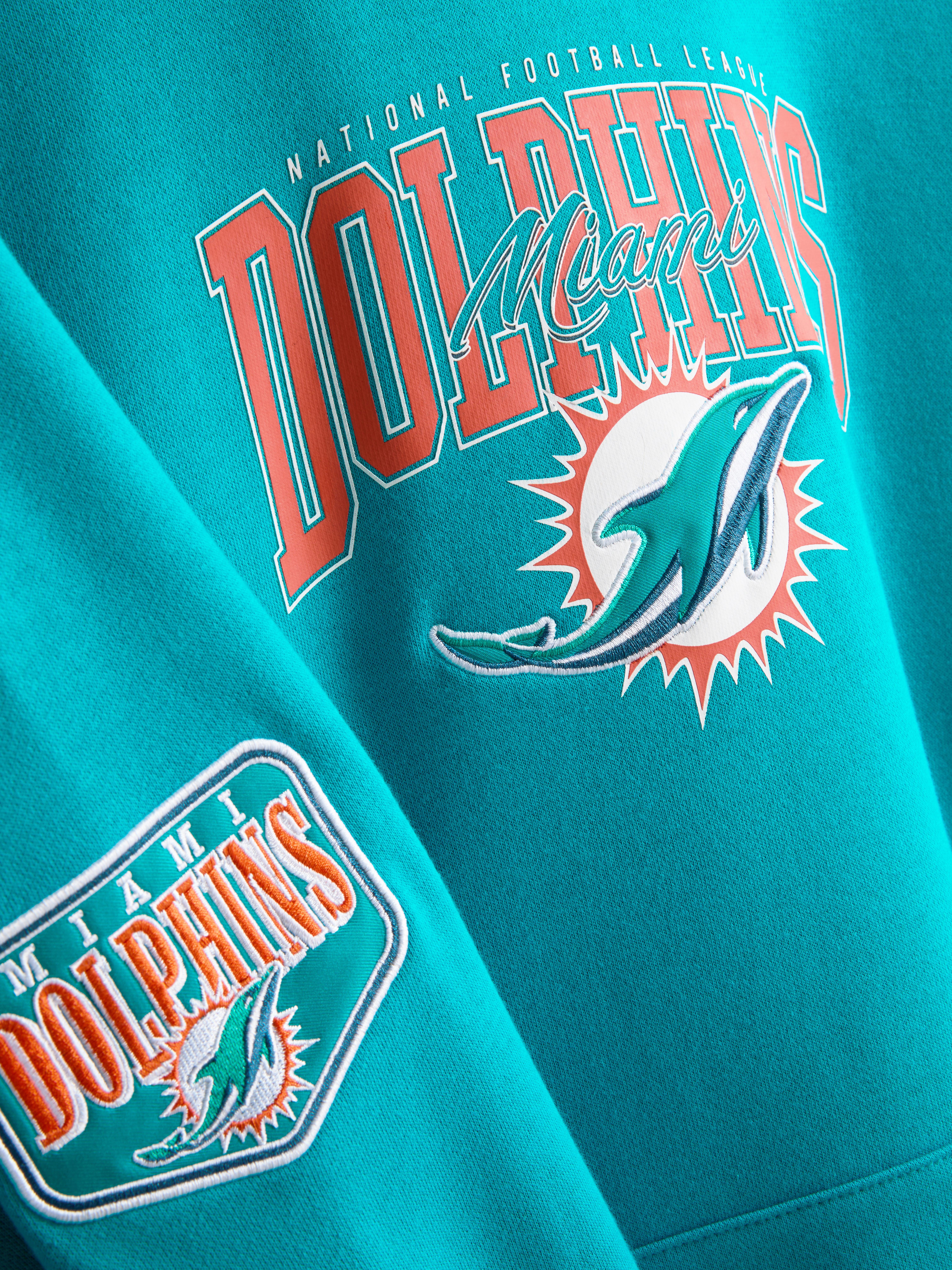 NFL Miami Dolphins Cotton-Rich Hoodie - Teal